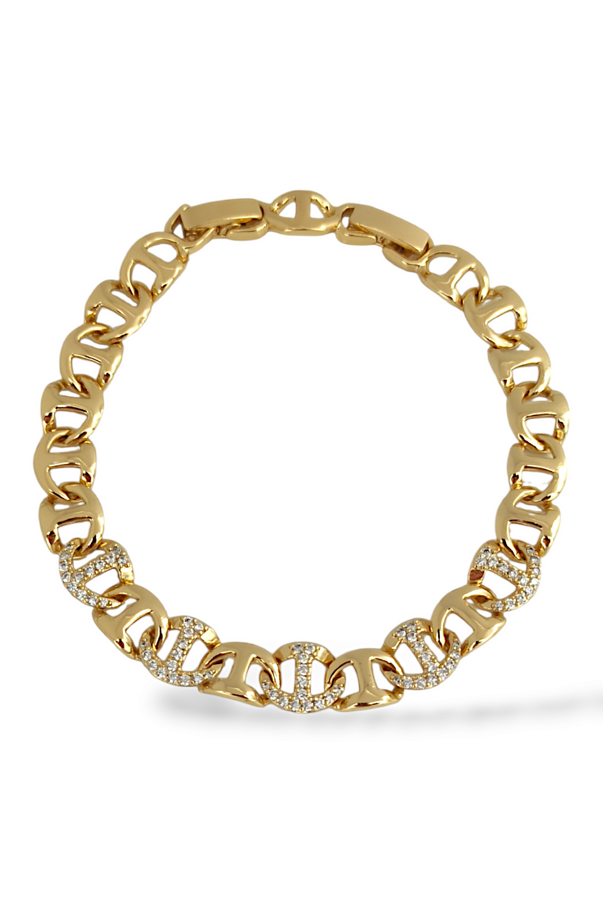 Premium Özel Seri Xuping Renk Atmaz Taşlı Bileklik