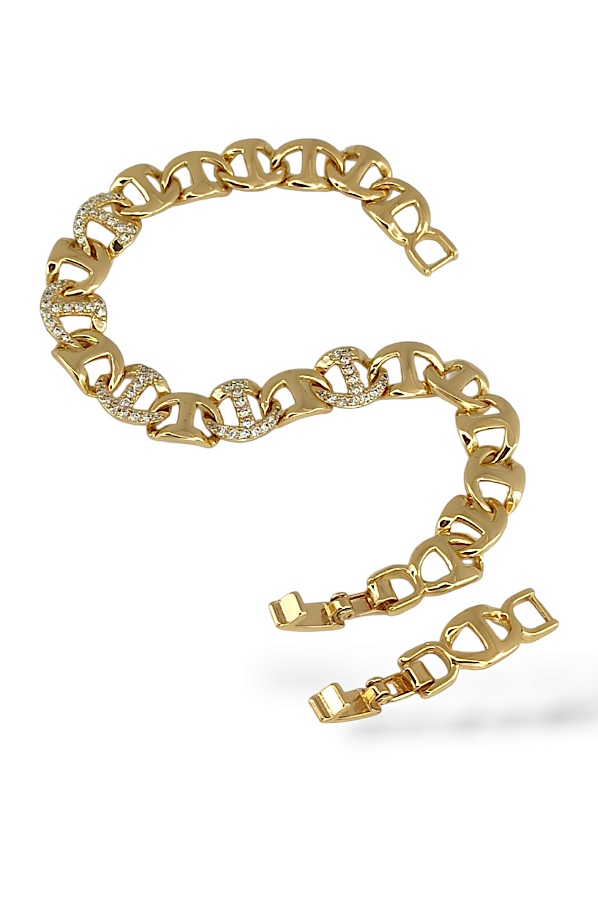 Premium Özel Seri Xuping Renk Atmaz Taşlı Bileklik