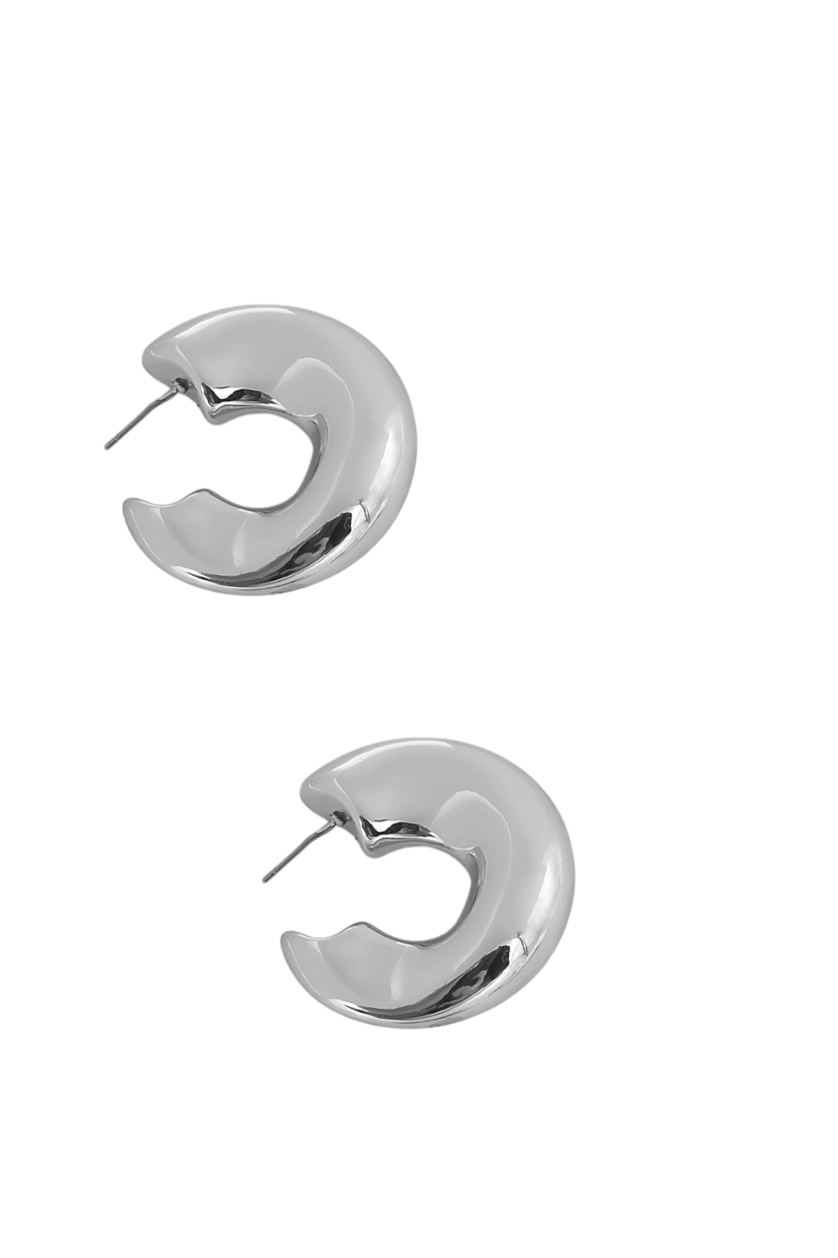 Premium Plaka Ay Küpe