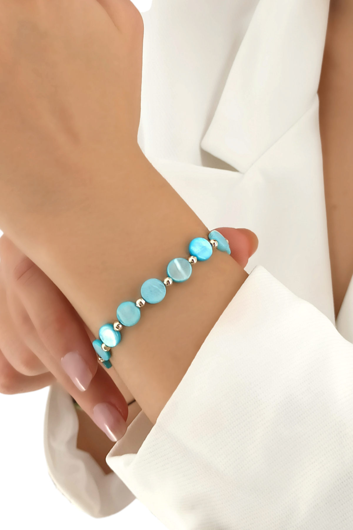 Premium Sedefli Boncuk Bileklik