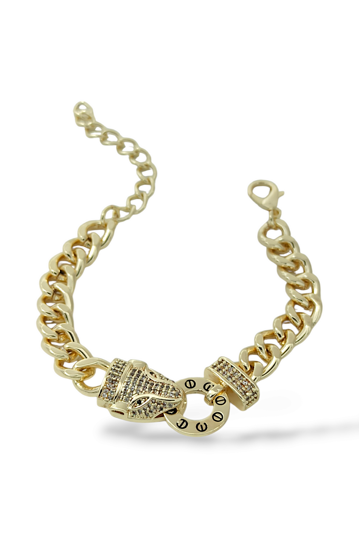 Premium Asansörlü Taşlı Sonsuz Döngü Bileklik