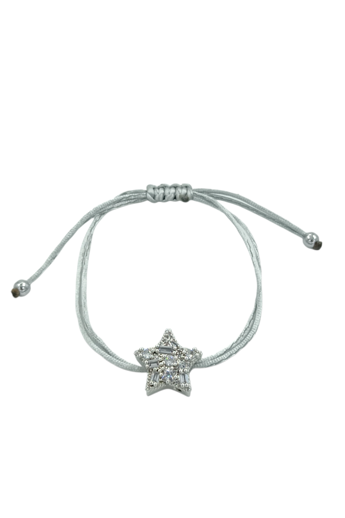 Premium Taşlı Yıldız İp Bileklik