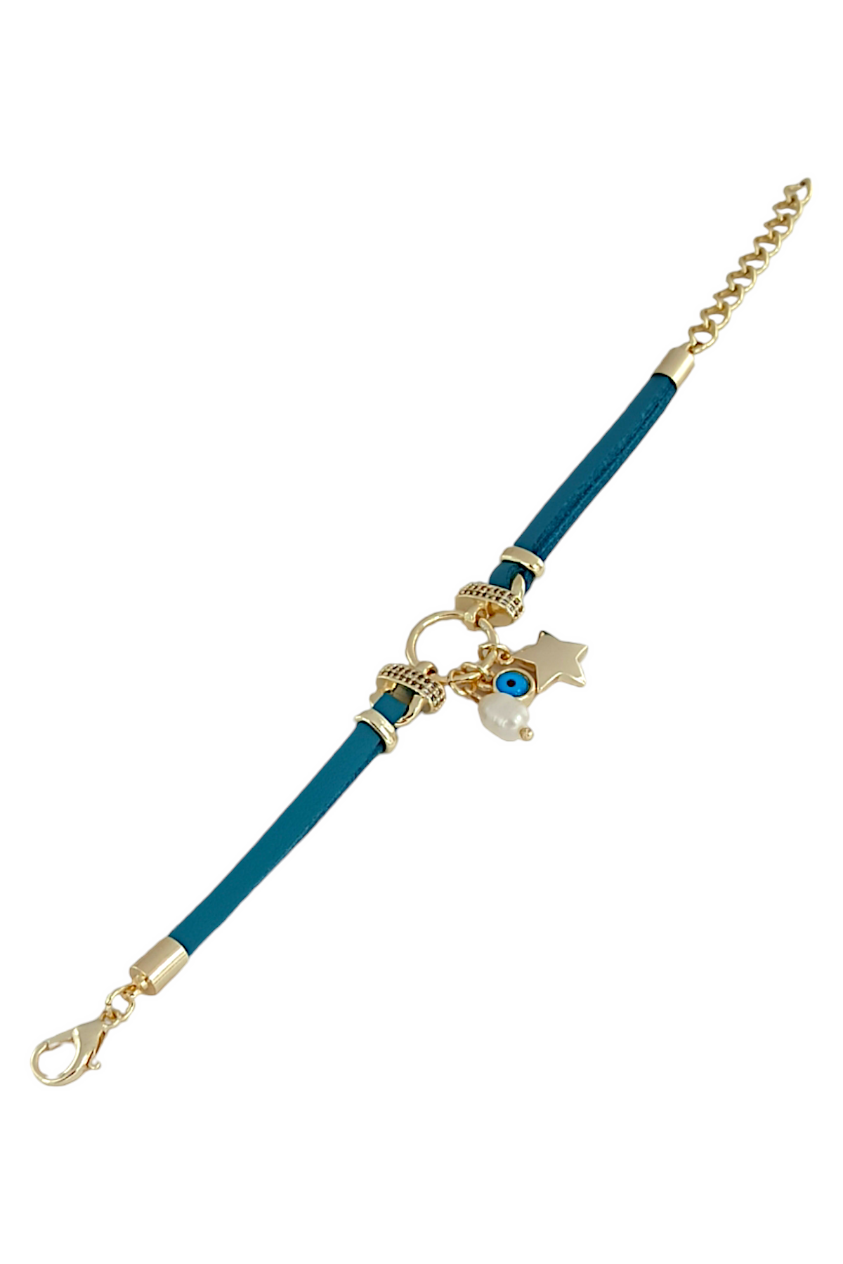 Premium Yıldız Deri Bileklik