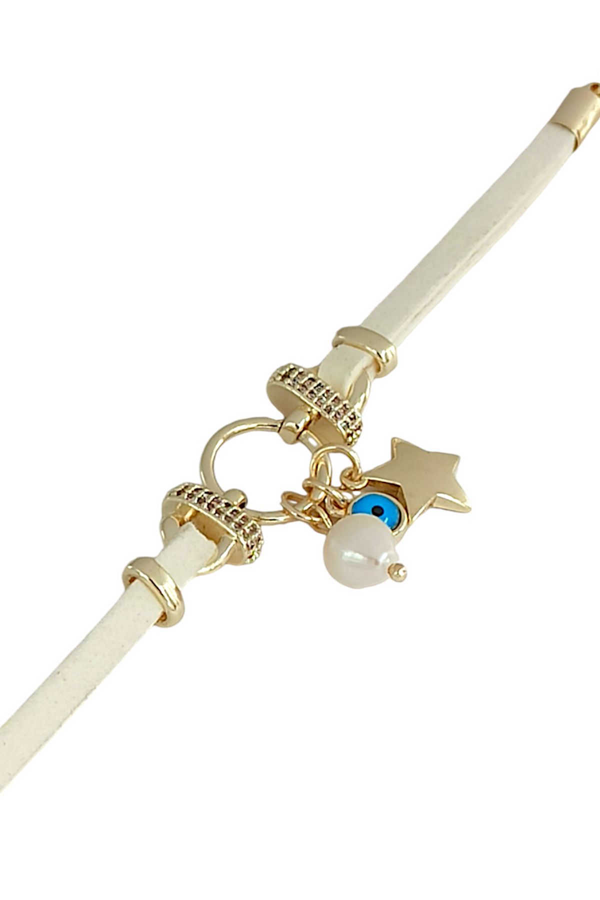 Premium Yıldız Deri Bileklik