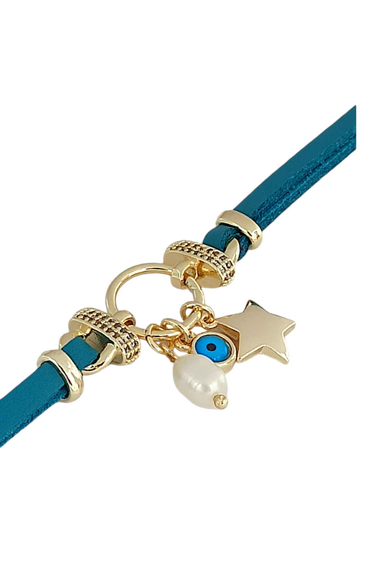 Premium Yıldız Deri Bileklik