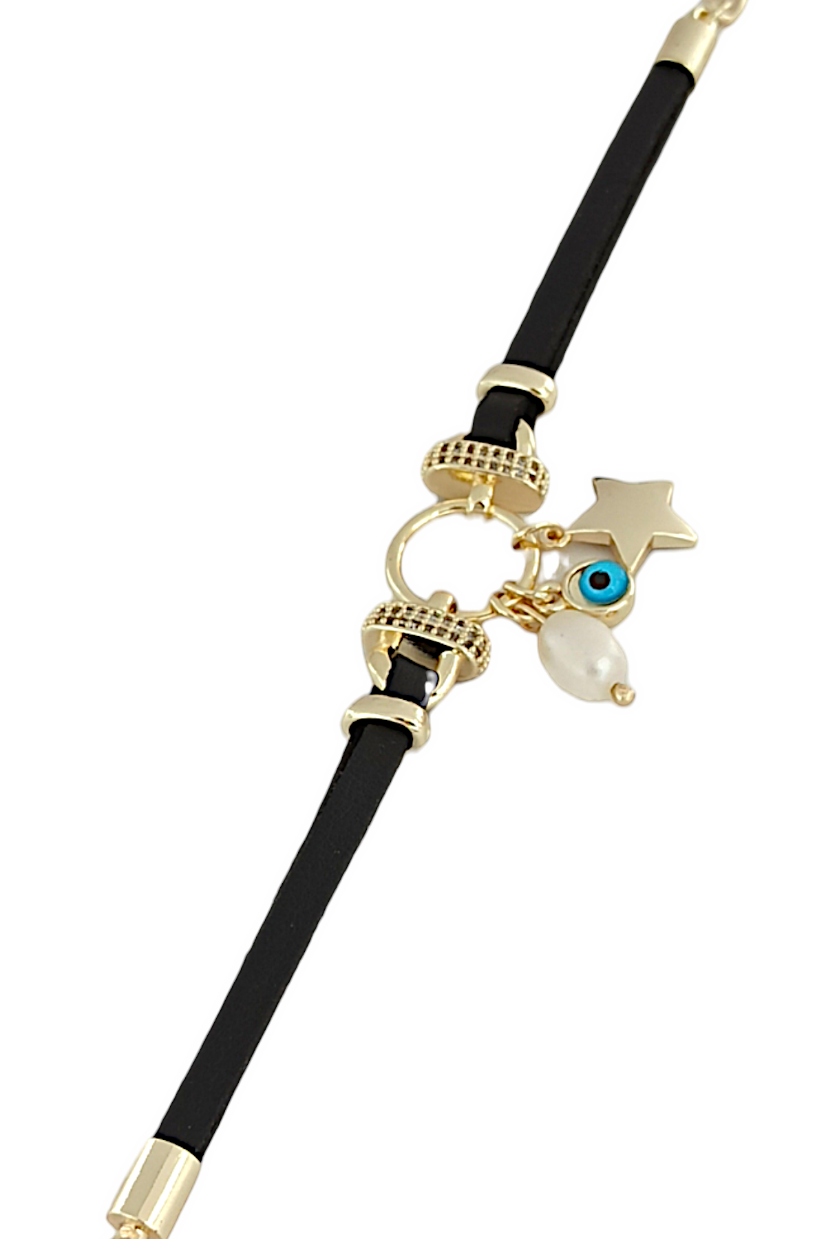 Premium Yıldız Deri Bileklik