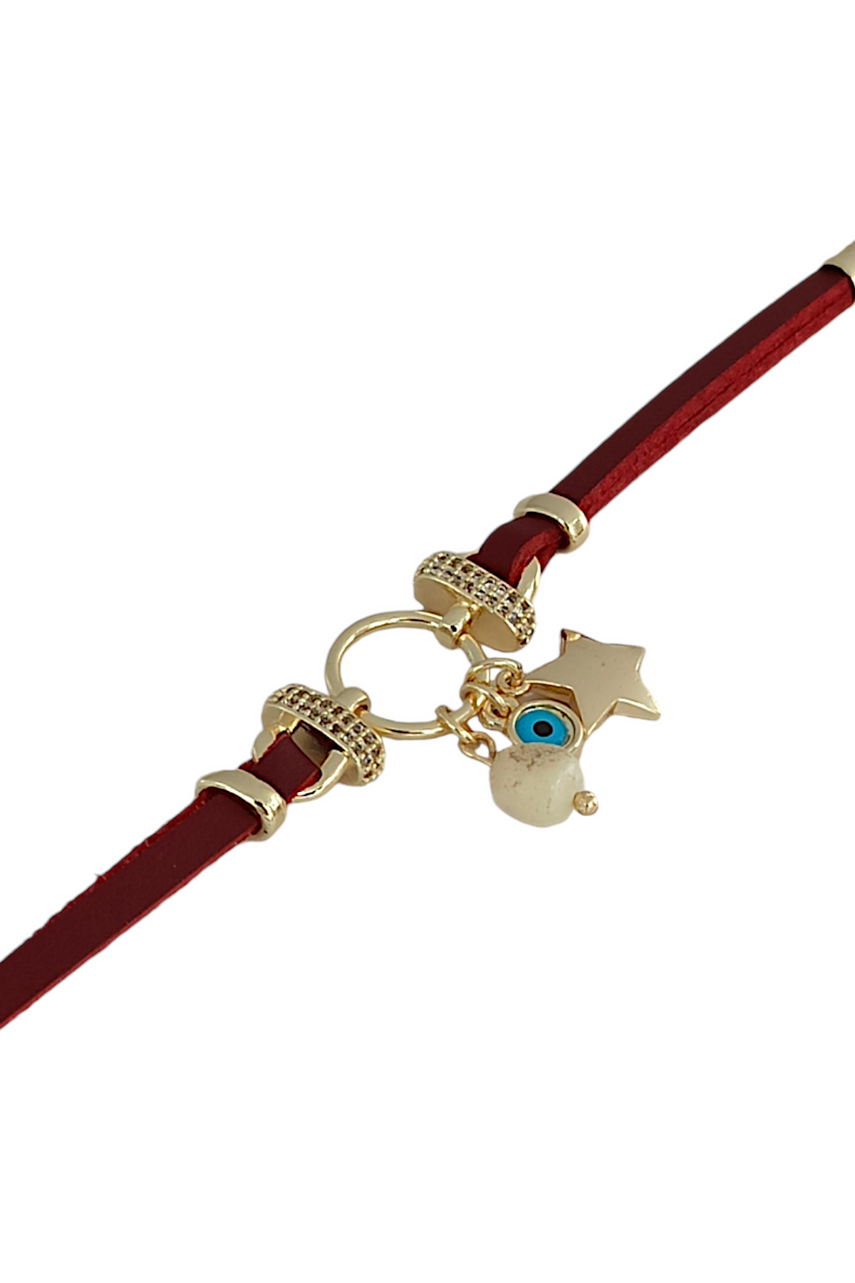 Premium Yıldız Deri Bileklik