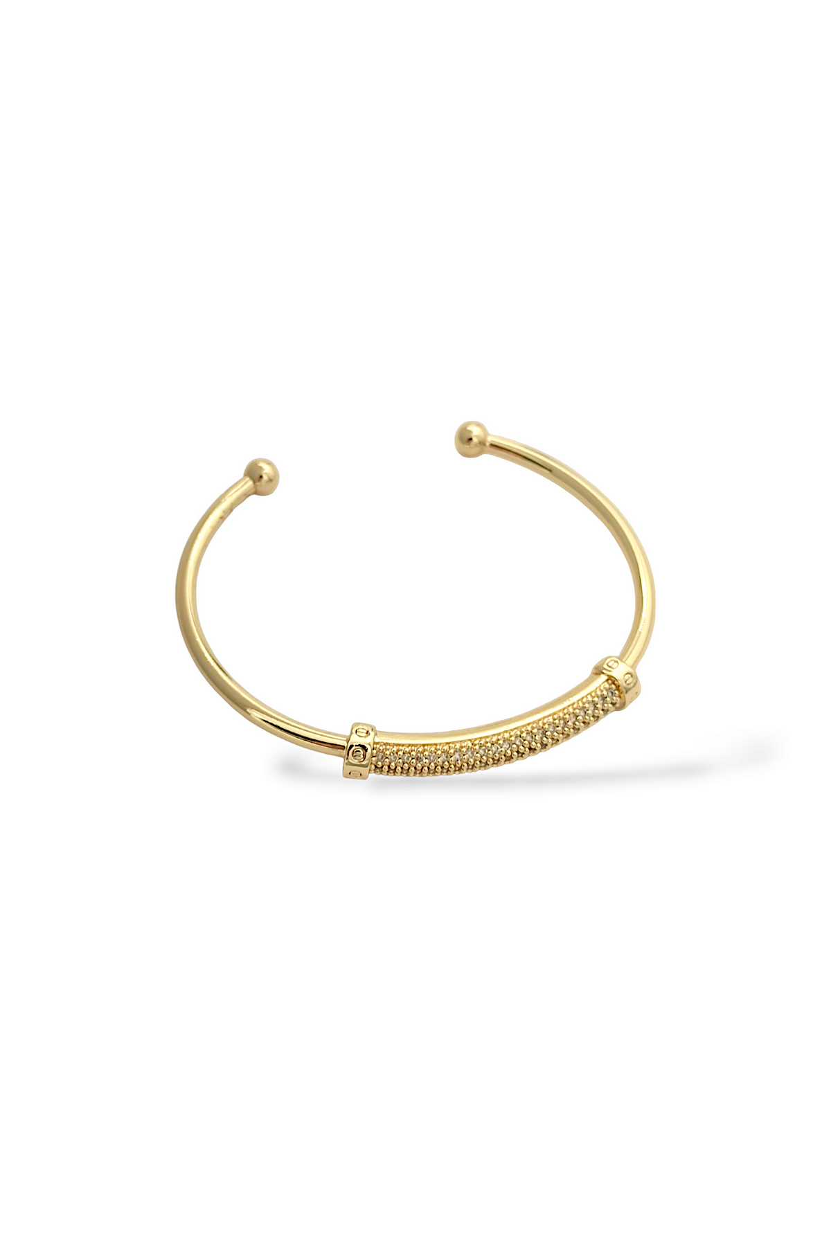 Premium Zirkon Taş Kelepçe Bileklik