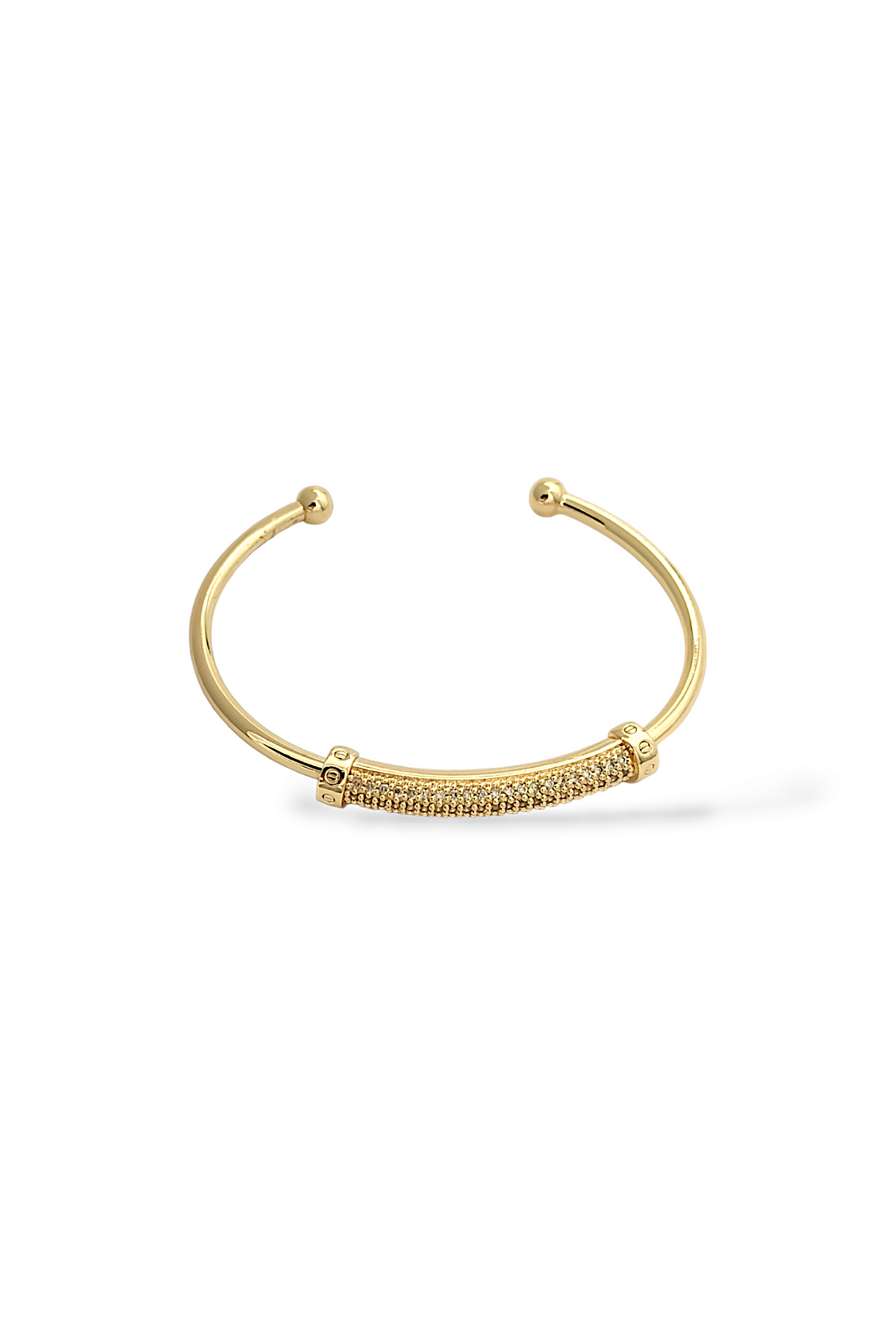 Premium Zirkon Taş Kelepçe Bileklik