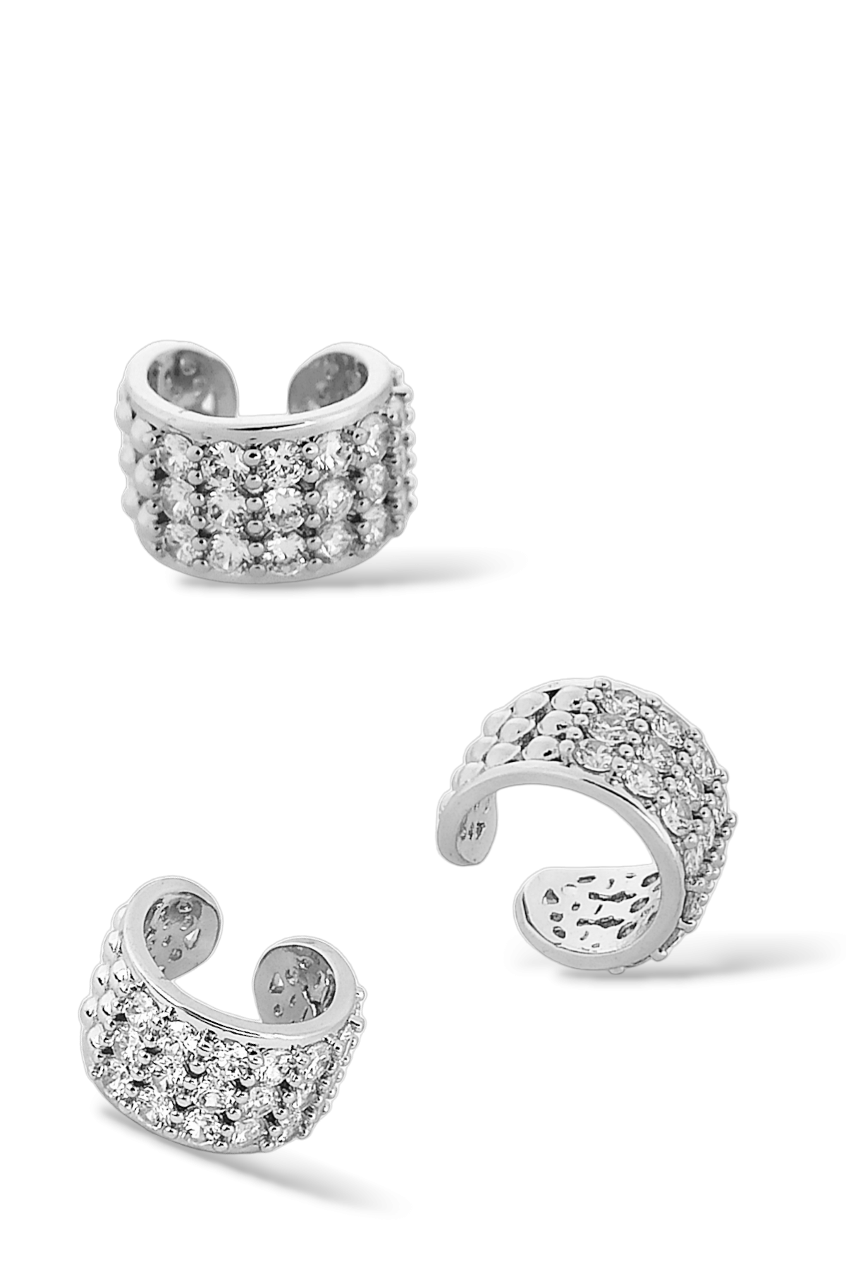 Premium Zirkon Taş Kıkırdak küpe