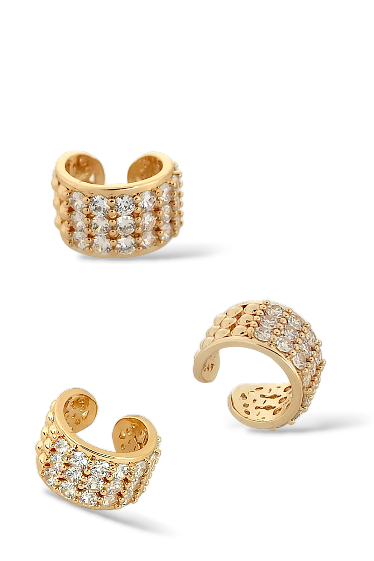 Premium Zirkon Taş Kıkırdak küpe