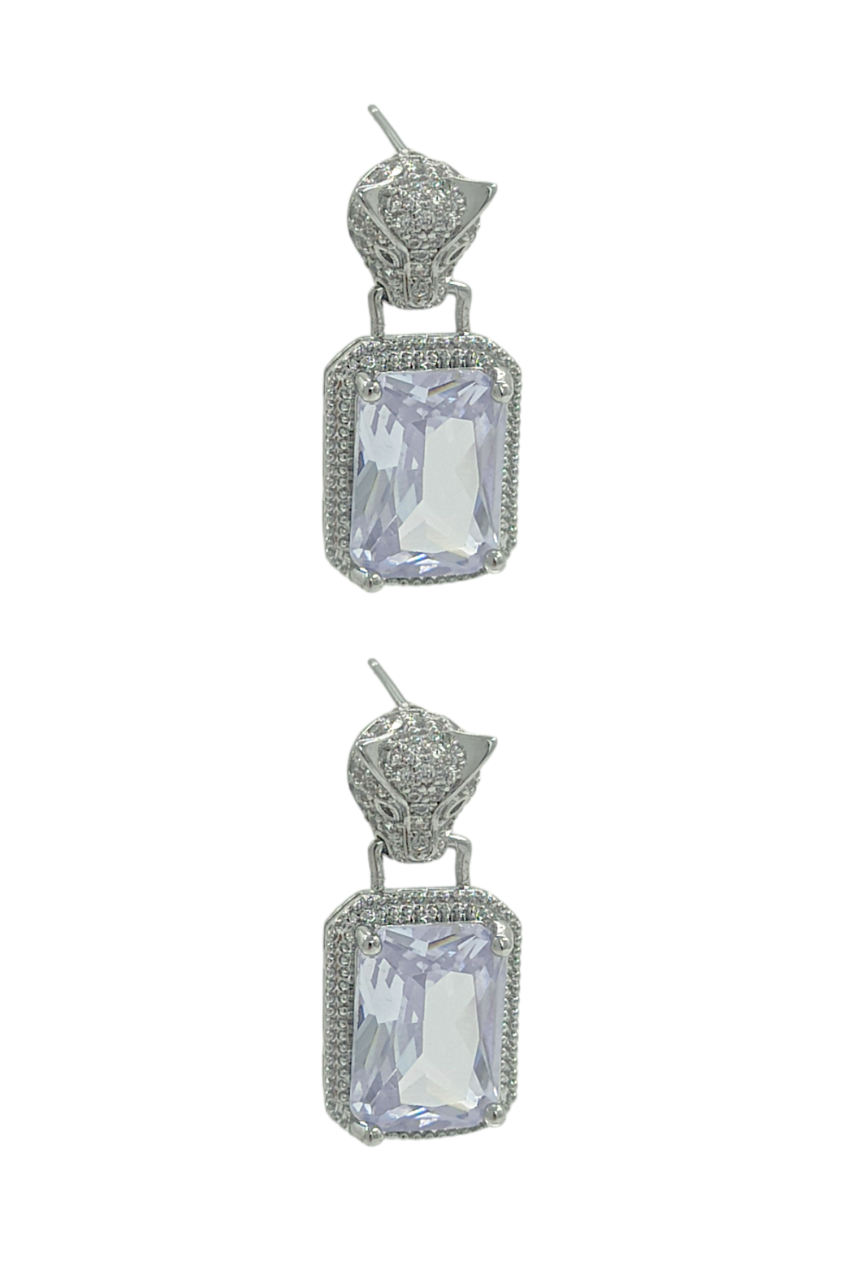 Premium Zirkon Taş Sonsuz Döngü Küpe