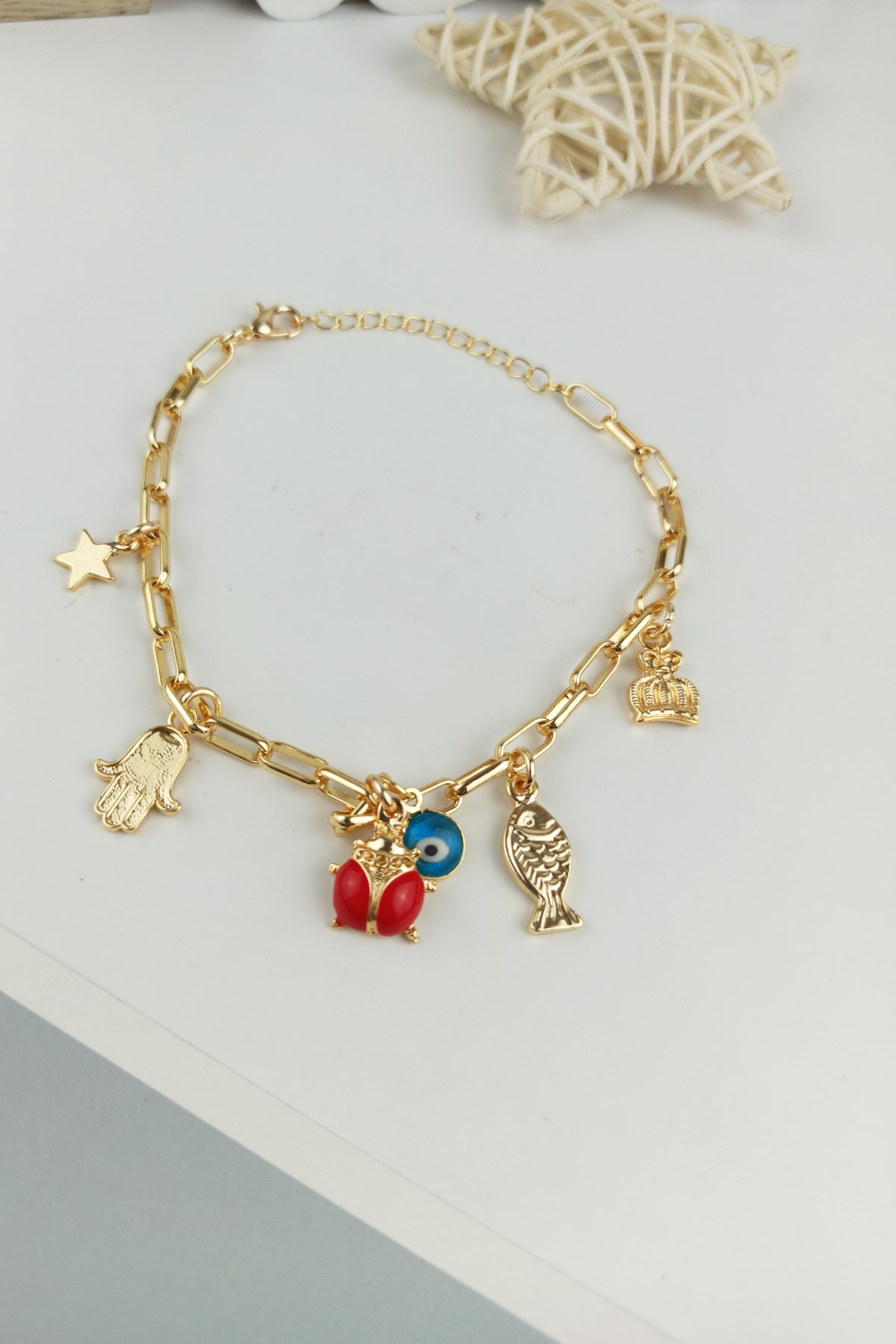 Uğur Böceği Figür Halhal B250