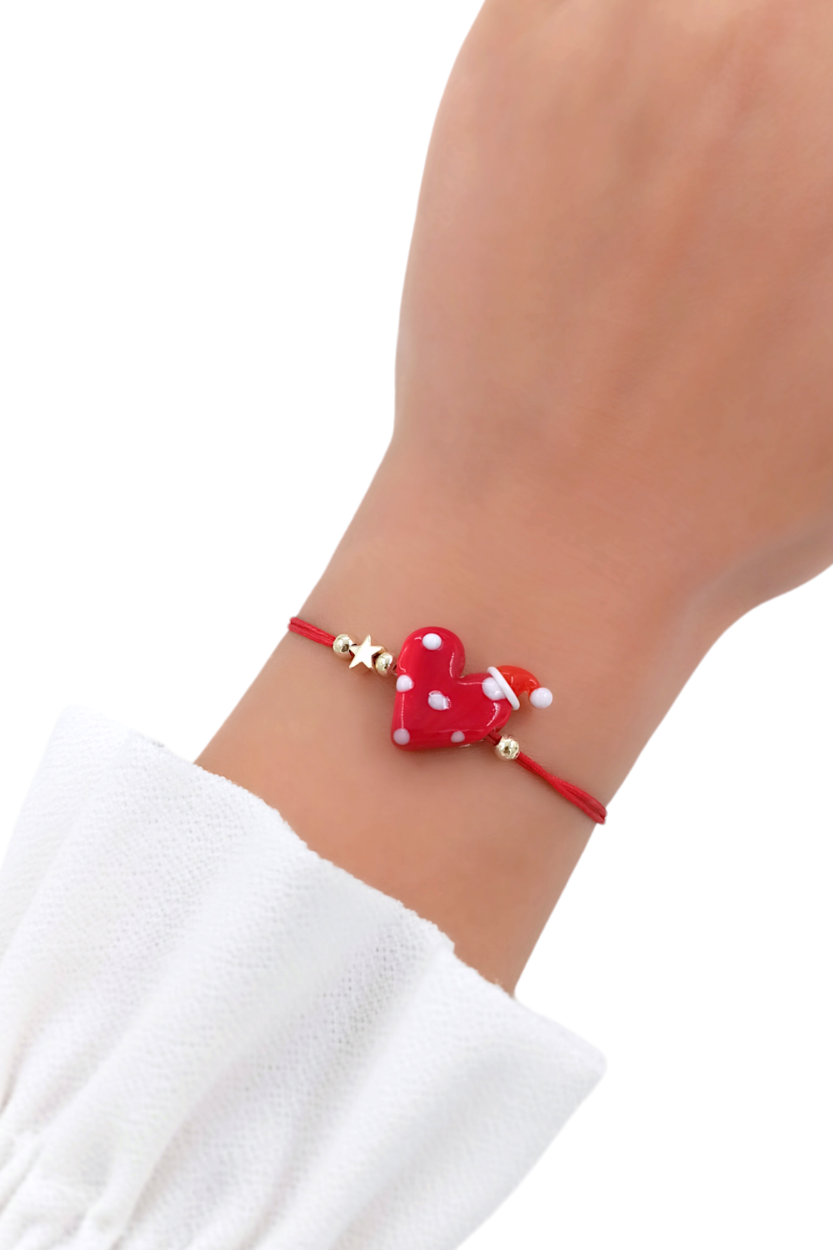 Yeni Yıl Hediyesi Cam Şans Bilekliği 