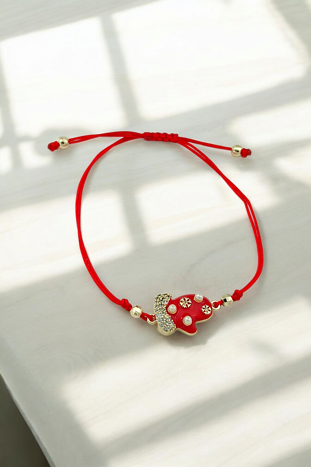 Yeni Yıl Hediyesi Cam Şans Bilekliği 