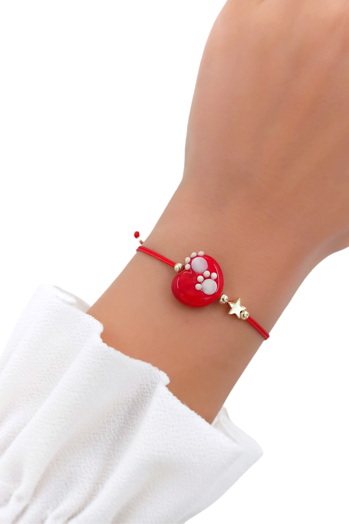 Yeni Yıl Hediyesi Cam Şans Bilekliği 