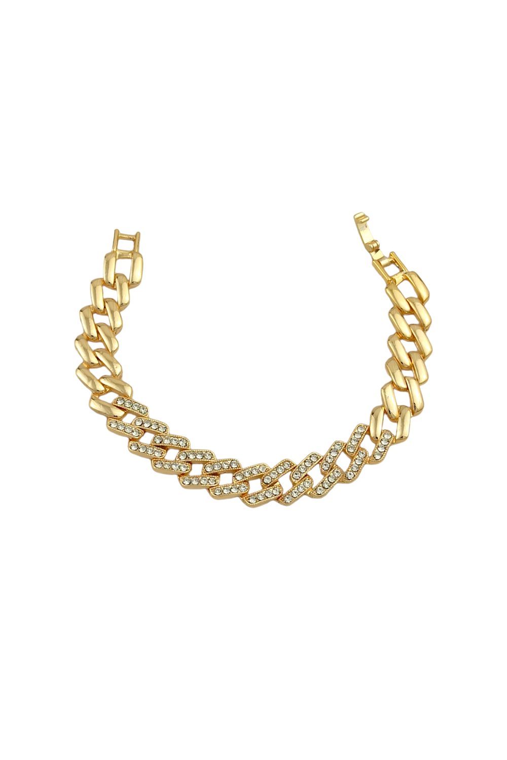 Zirkon Taş Geçmeli Zincir Bileklik TrBilek70196