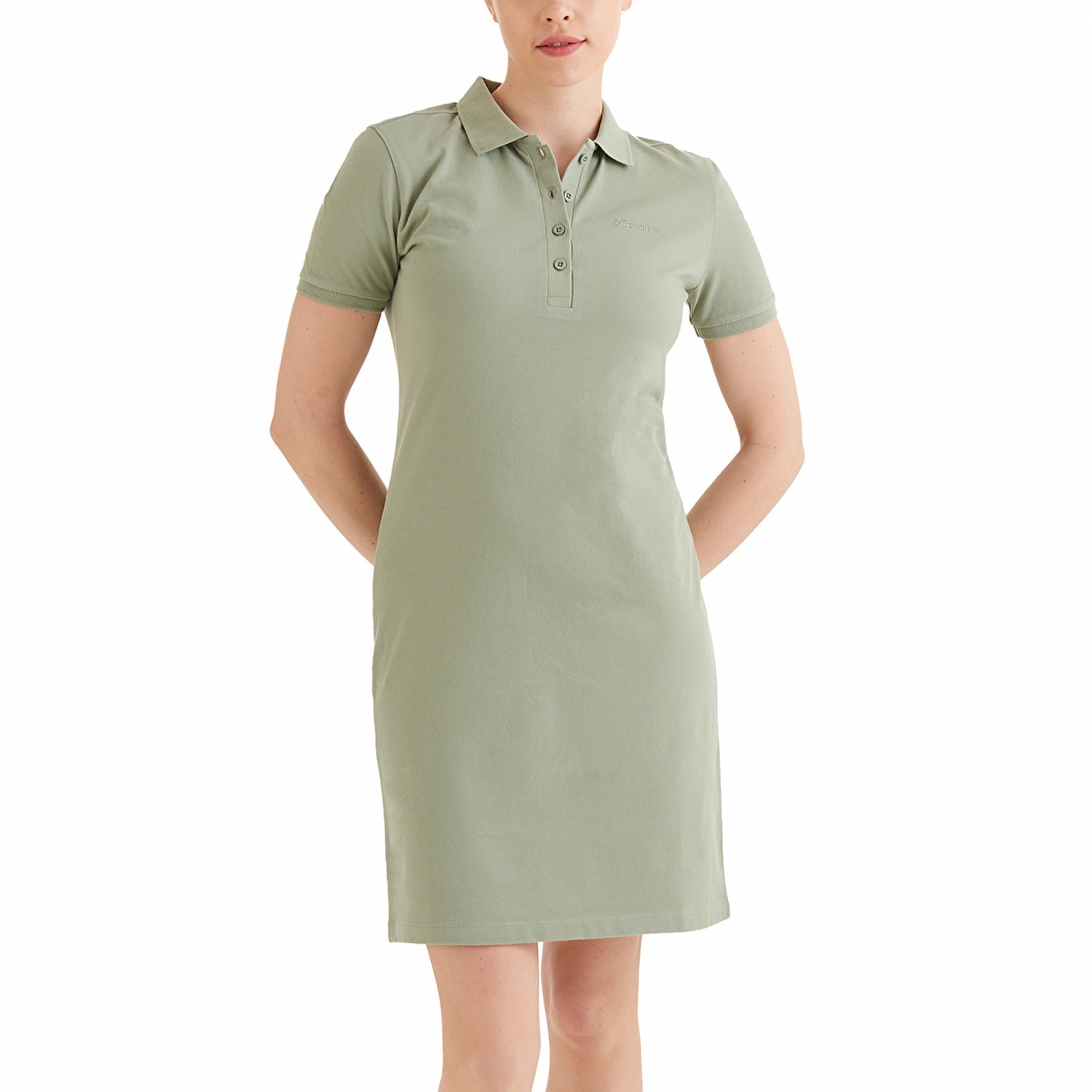 ElbiseColumbiaCS0378-348CSC Basic Polo Dress Kadın Kısa Kollu Elbise