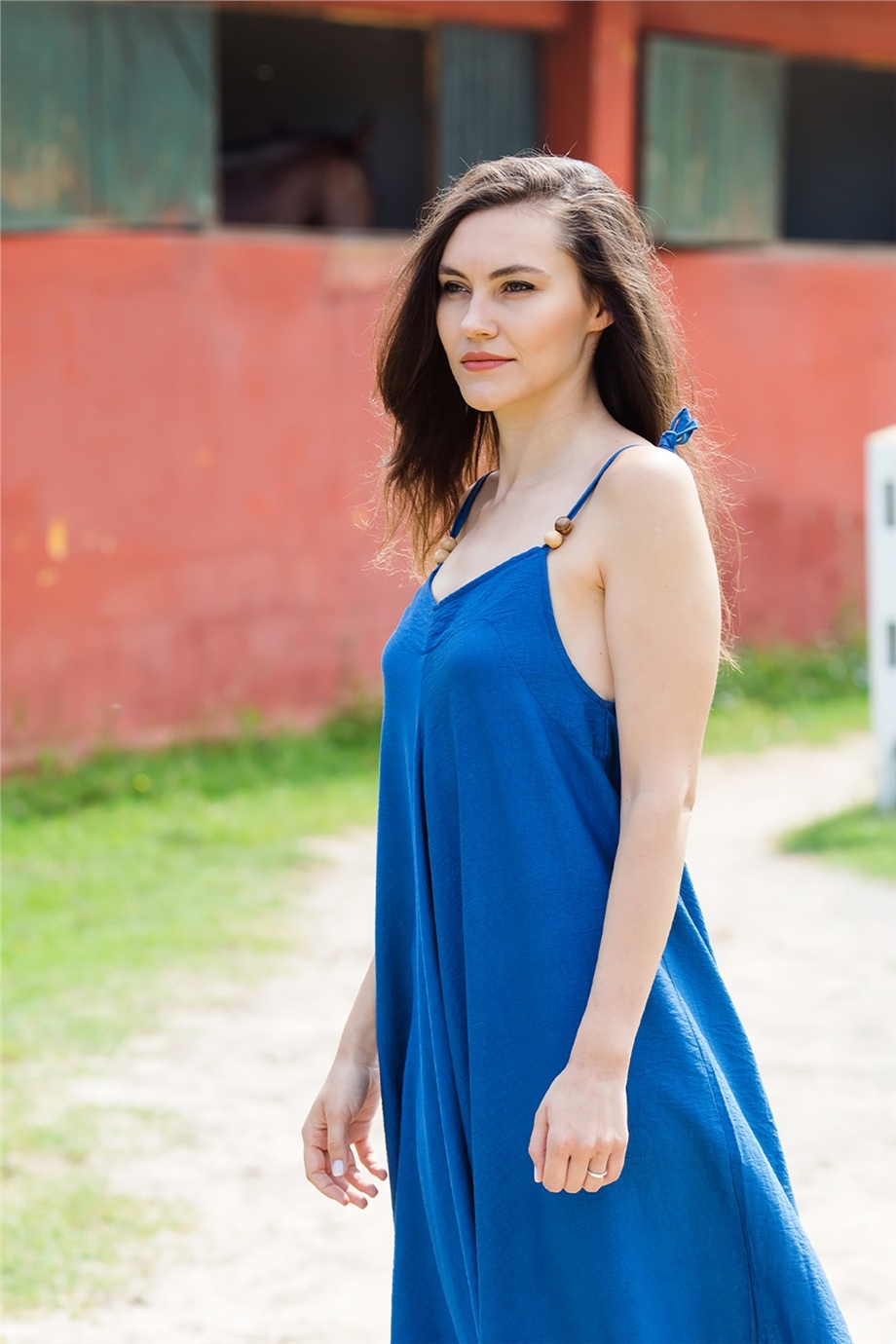 Boncuklu Indigo Tulum