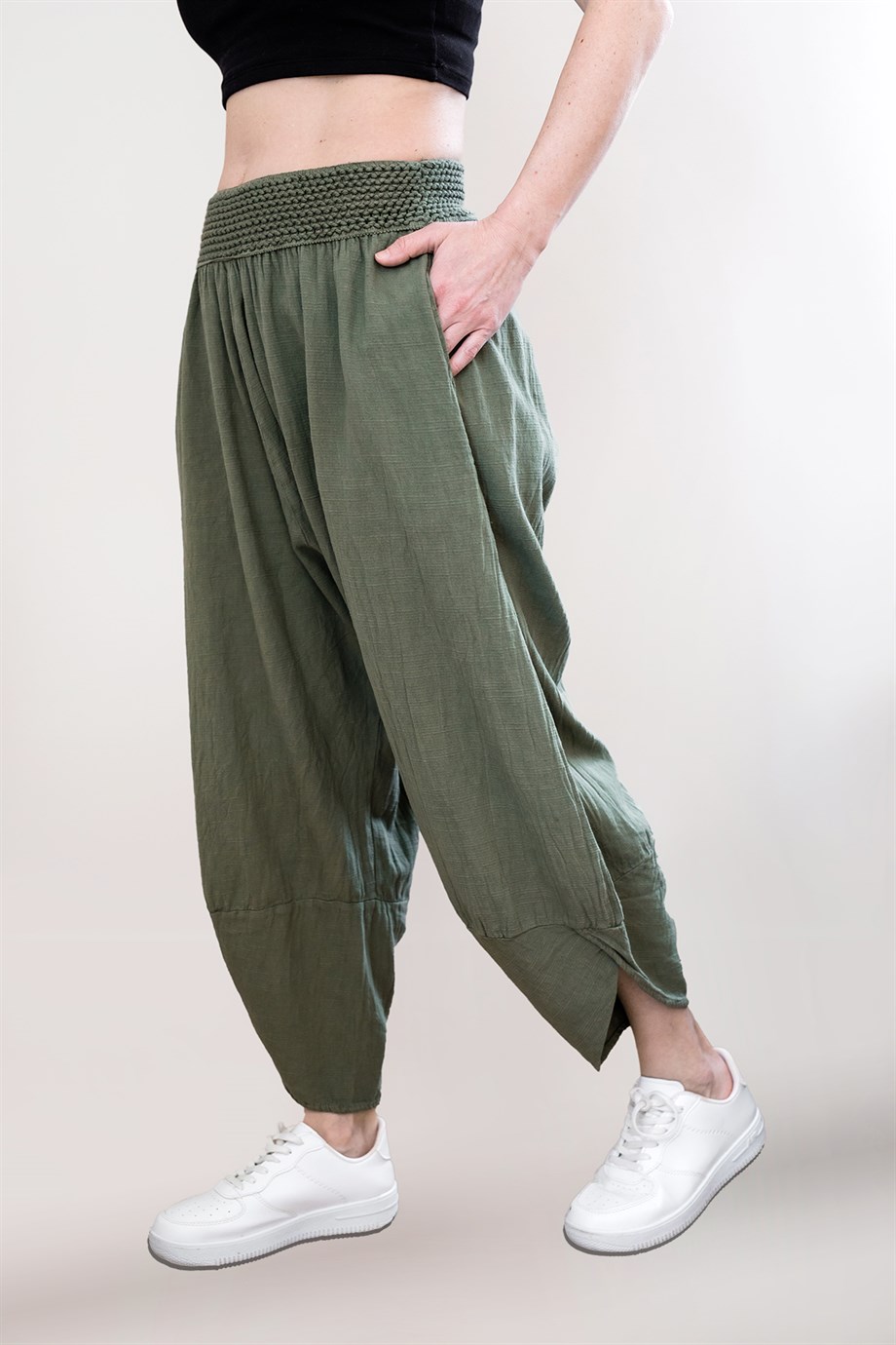 Haki Baggy Pantolon