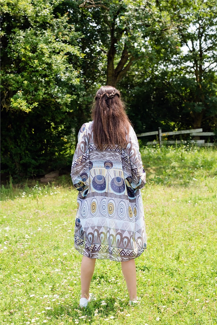 Karışık Renkli Kimono