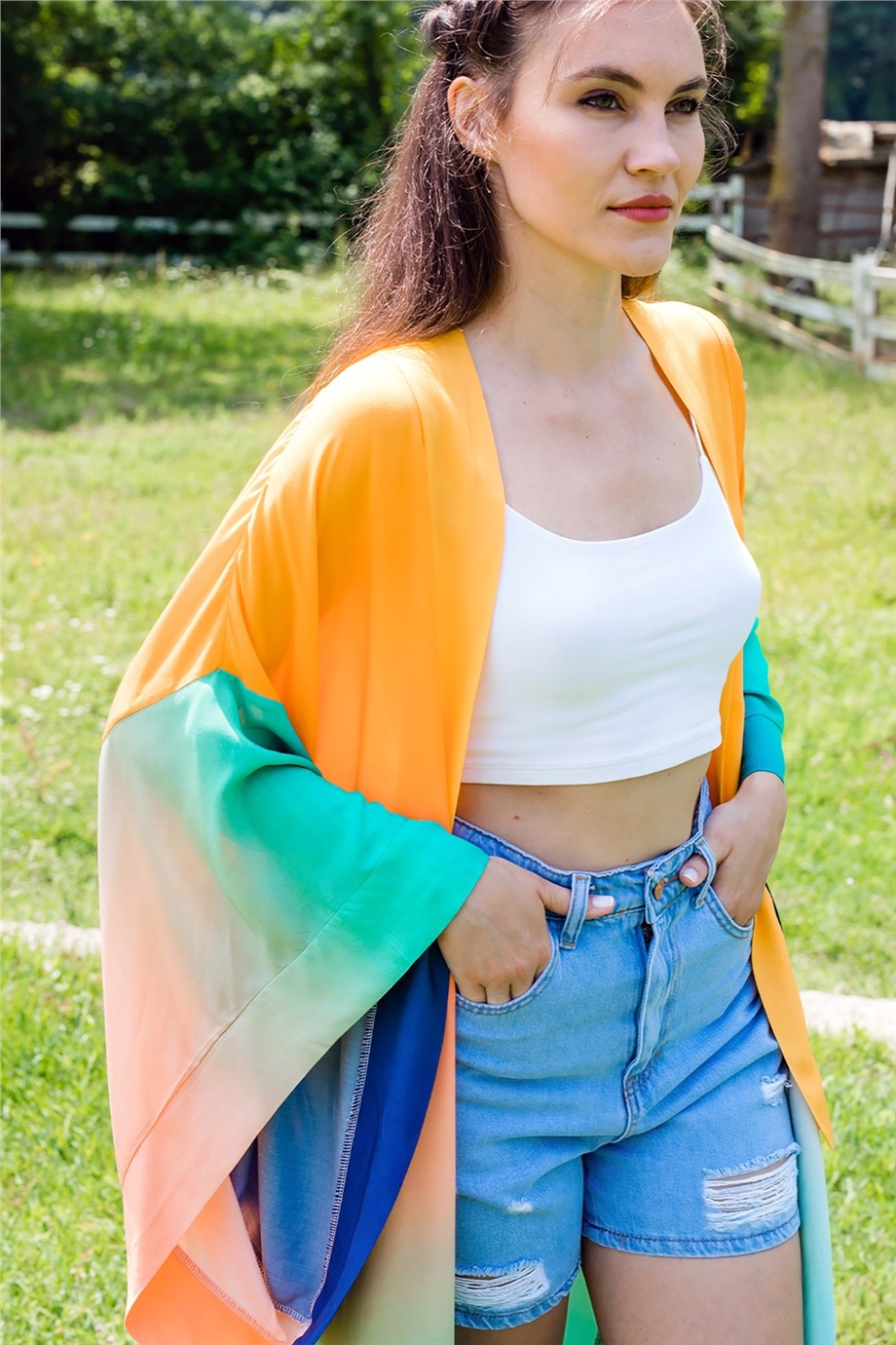 Yaz Renkleri Kimono