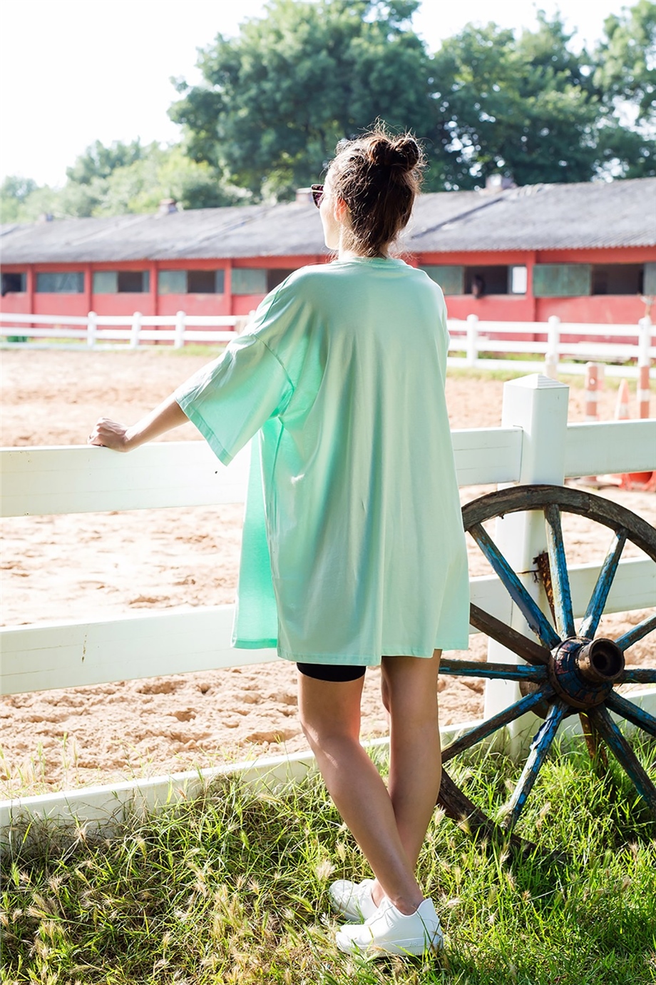 Yeşil Oversize T-shirt
