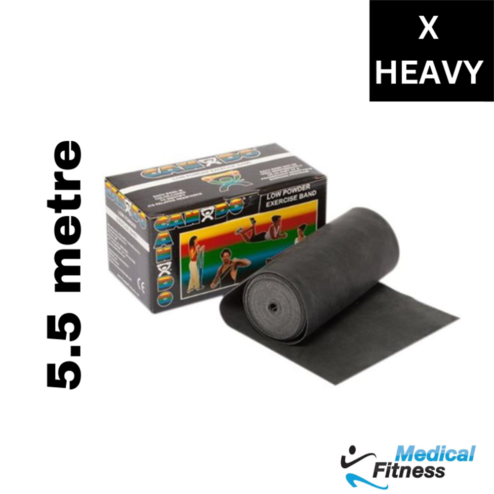CANDO LOW POWDER EXERCİSE BAND ROLLS 5,5 METRE SET siyah X heavyDirenç BantlarıCando10-5215CANDO LOW POWDER EXERCİSE BAND ROLLS 5,5 METRE SET siyah Xheavy
