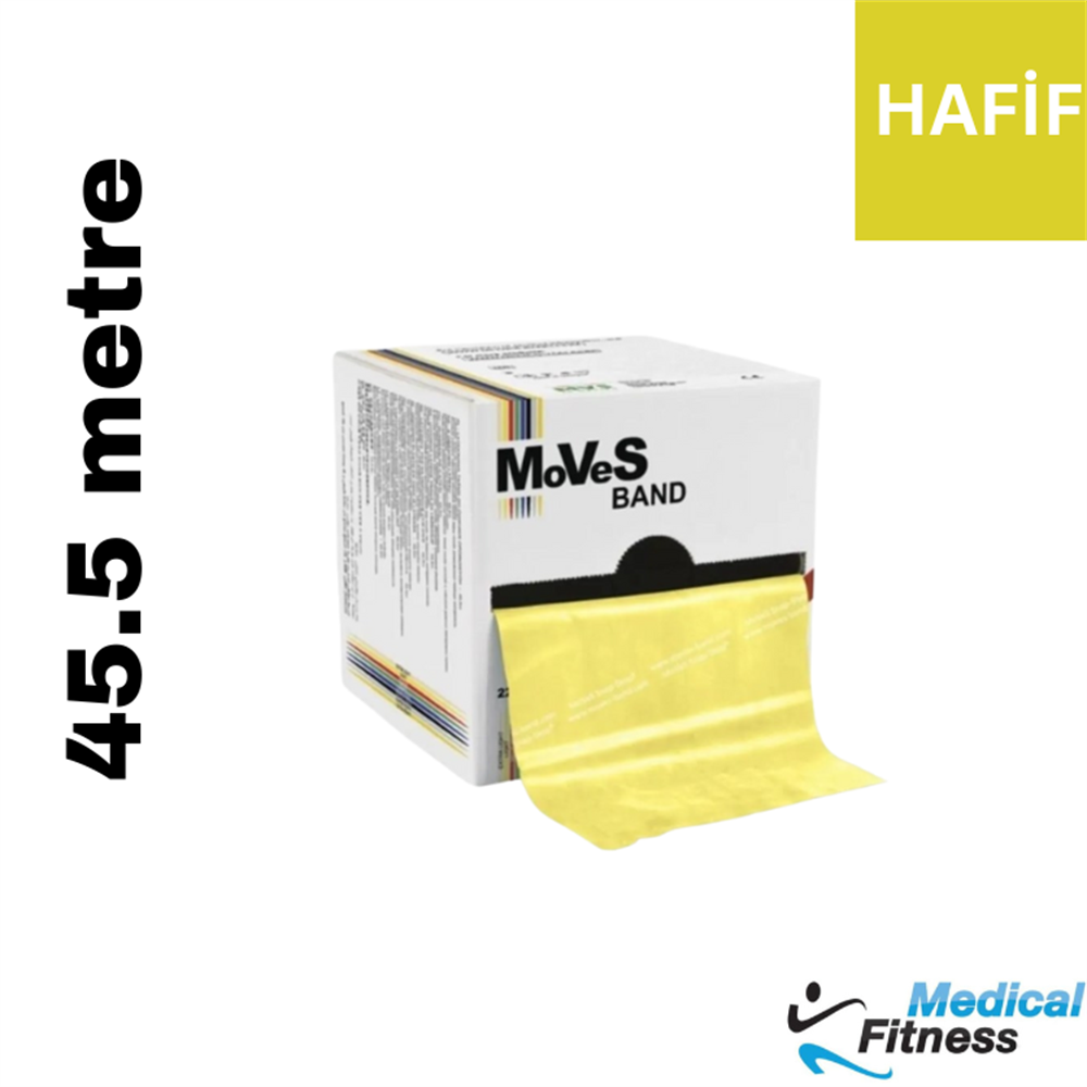MSD Egzersiz Bandı 45,5 m-Sarı-HafifDirenç Bantlarımoves104502Msd Egzersiz Bandı 45,5 m Sarı- En Hafif