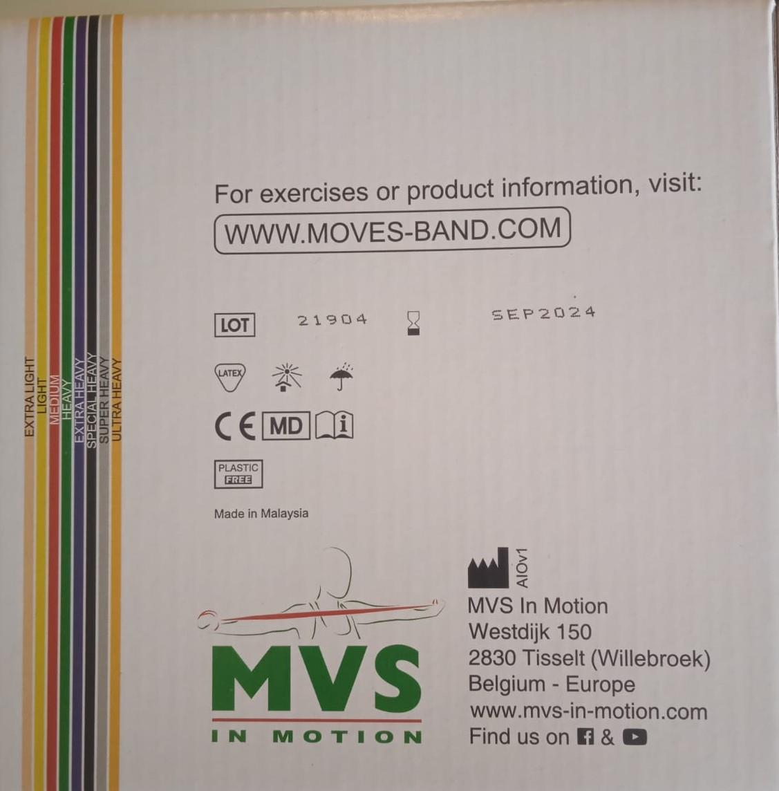 Pi̇lates Egzersi̇z Lasti̇ği̇ Mvs Moves Band MsdDirenç Bantları,Silindirler ve AksesuarlarMvsHBV00000KLXH6Pilates Egzersiz Lastiği MVS Moves Band