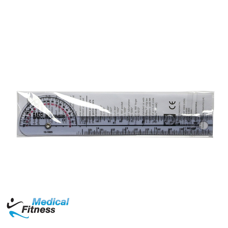 Baseline Plastik Gonyometre Cep Tipi 180 Derece 6 inç KollarGonyometreBaseline12-1005Baseline Plastik Gonyometre Cep Tipi 180 Derece 6 inç Kollar