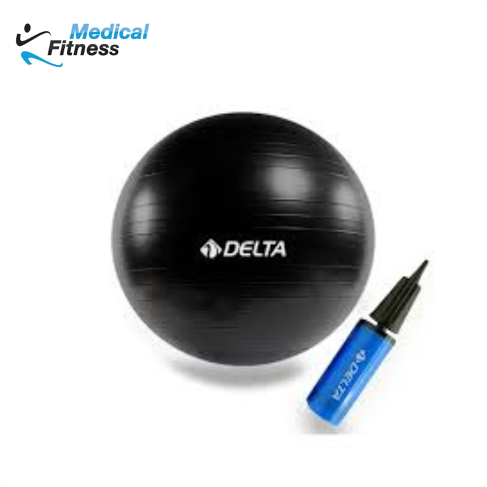 Delta 65 cm Dura-Strong Deluxe Siyah Pilates TopuPilates ToplarıDeltaDELTAPLTSSIYAHDelta 65 cm Dura-Strong Deluxe Siyah Pilates Topu
