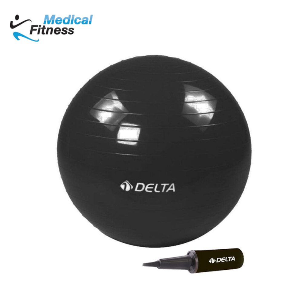 Delta 55 cm Dura-Strong Deluxe Pilates Topu-SiyahPilates ToplarıDeltaDELTAPLTSSYH-55Delta 55 cm Dura-Strong Deluxe Siyah Pilates Topu