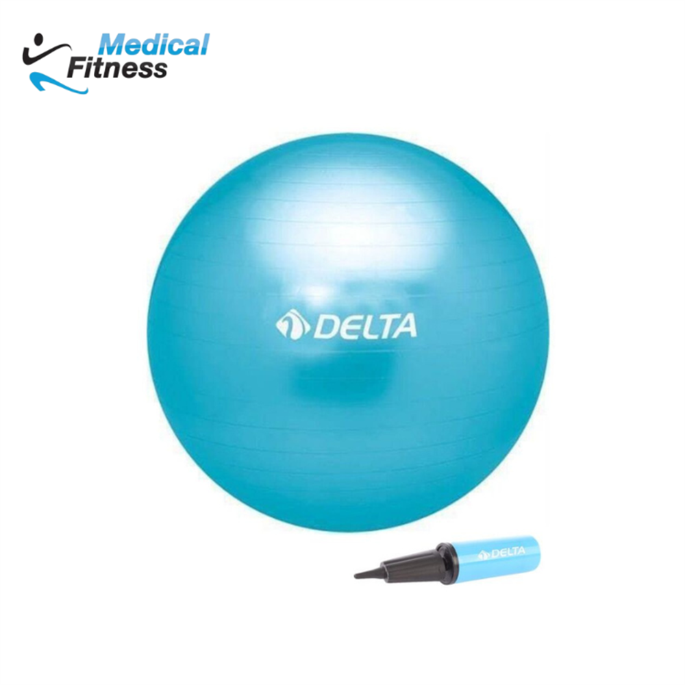 Delta 55 cm Dura-Strong Deluxe Siyah Pilates Topu-TurkuazPilates ToplarıDeltaDELTAPLTSTRKZ-55Delta 55 cm Dura-Strong Deluxe  Turkuaz Pilates Topu