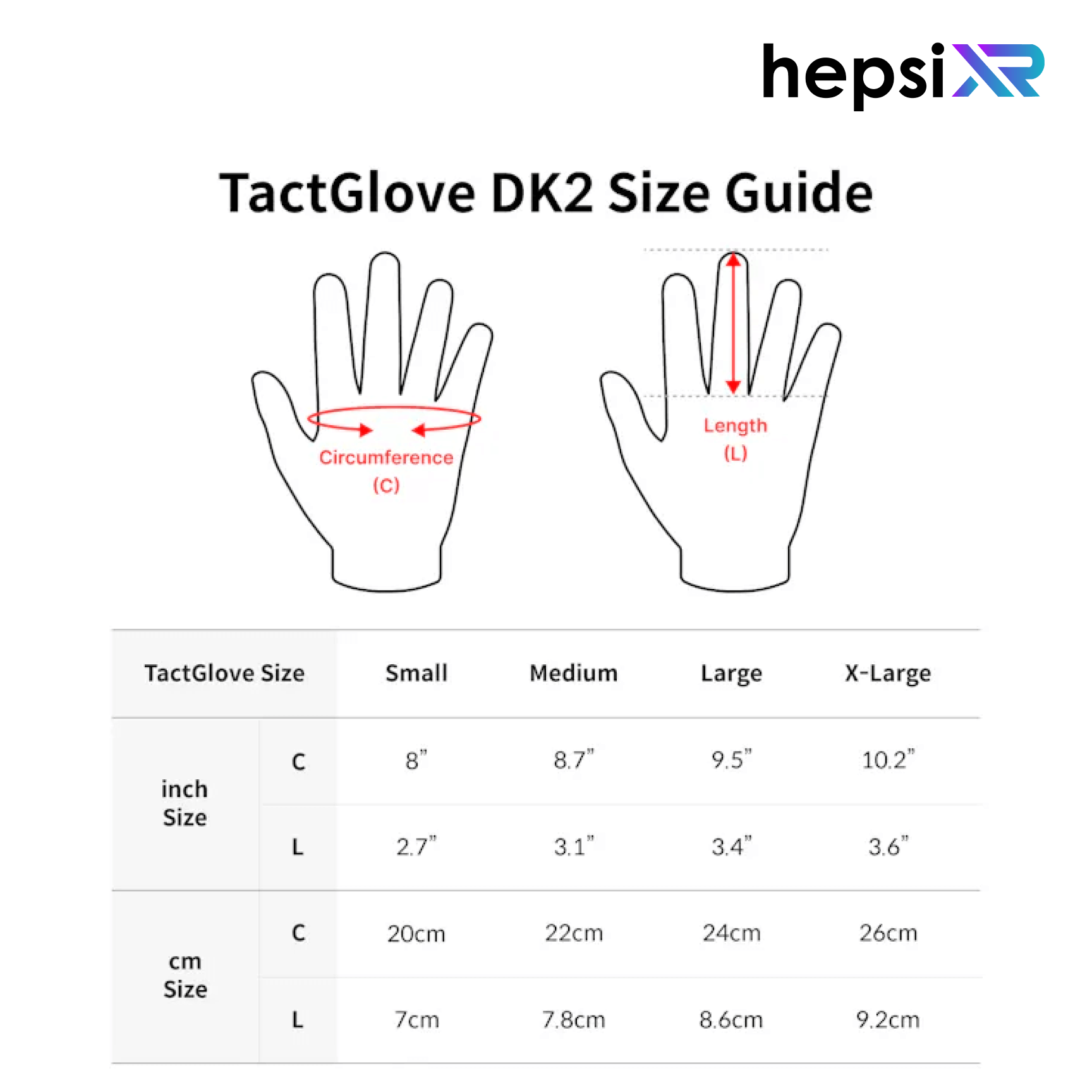 bHaptics TactGlove DK2 (Kablosuz Dokunsal Eldivenler)