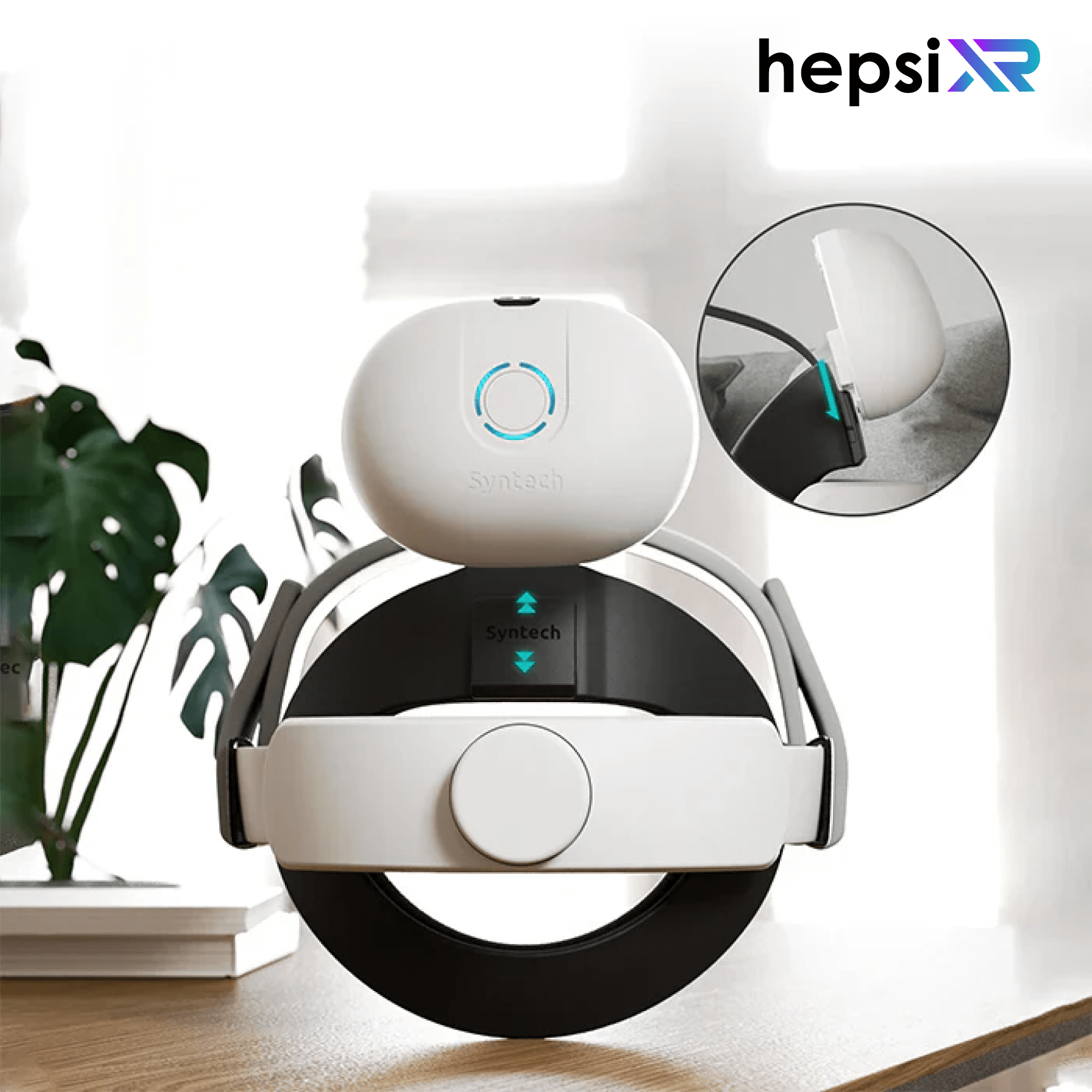 Meta Quest 3 SyntechVR için 10.000mAh Pil ile Baş Kayışı