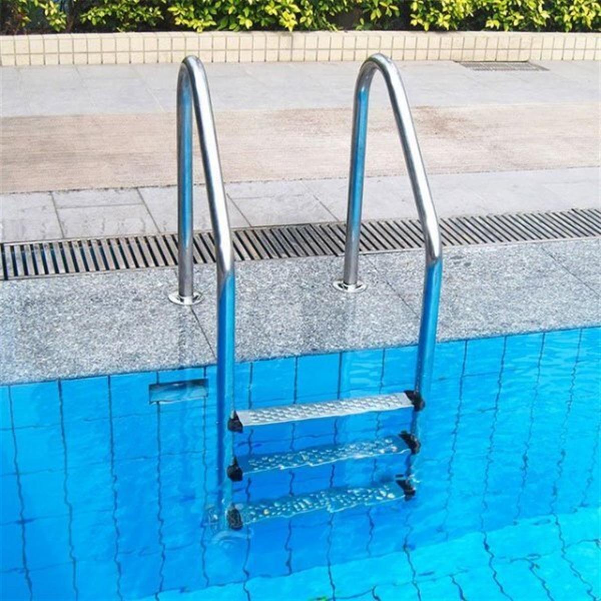 Standart Seri Paslanmaz Çelik Plastik 5 Basamaklı Merdiven (AISI 316)