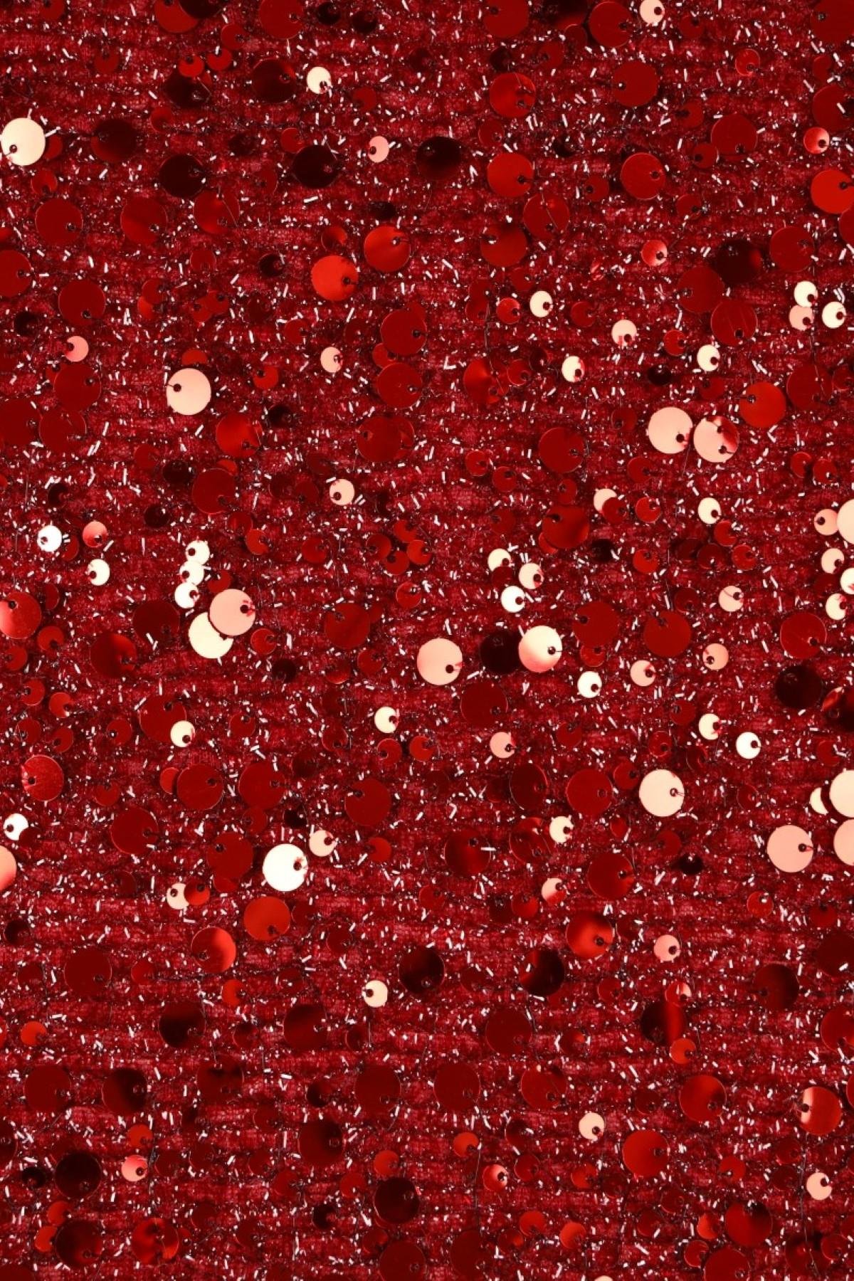 ANALI KIZLI BÜYÜK DESEN C#8 KIRMIZI - Kumaş Deposu