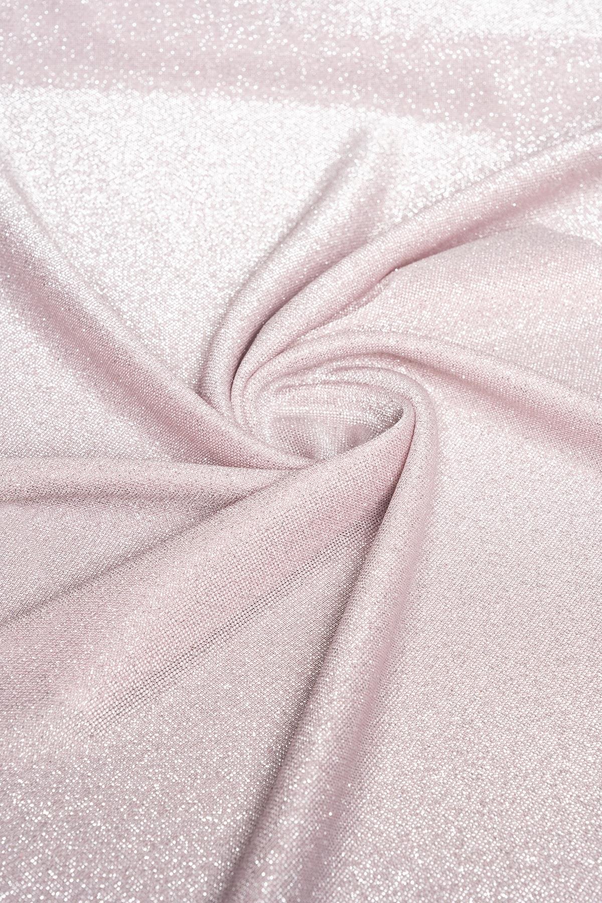 Brayt Simli Pudra Örme Kumaş - Kumaş Deposu