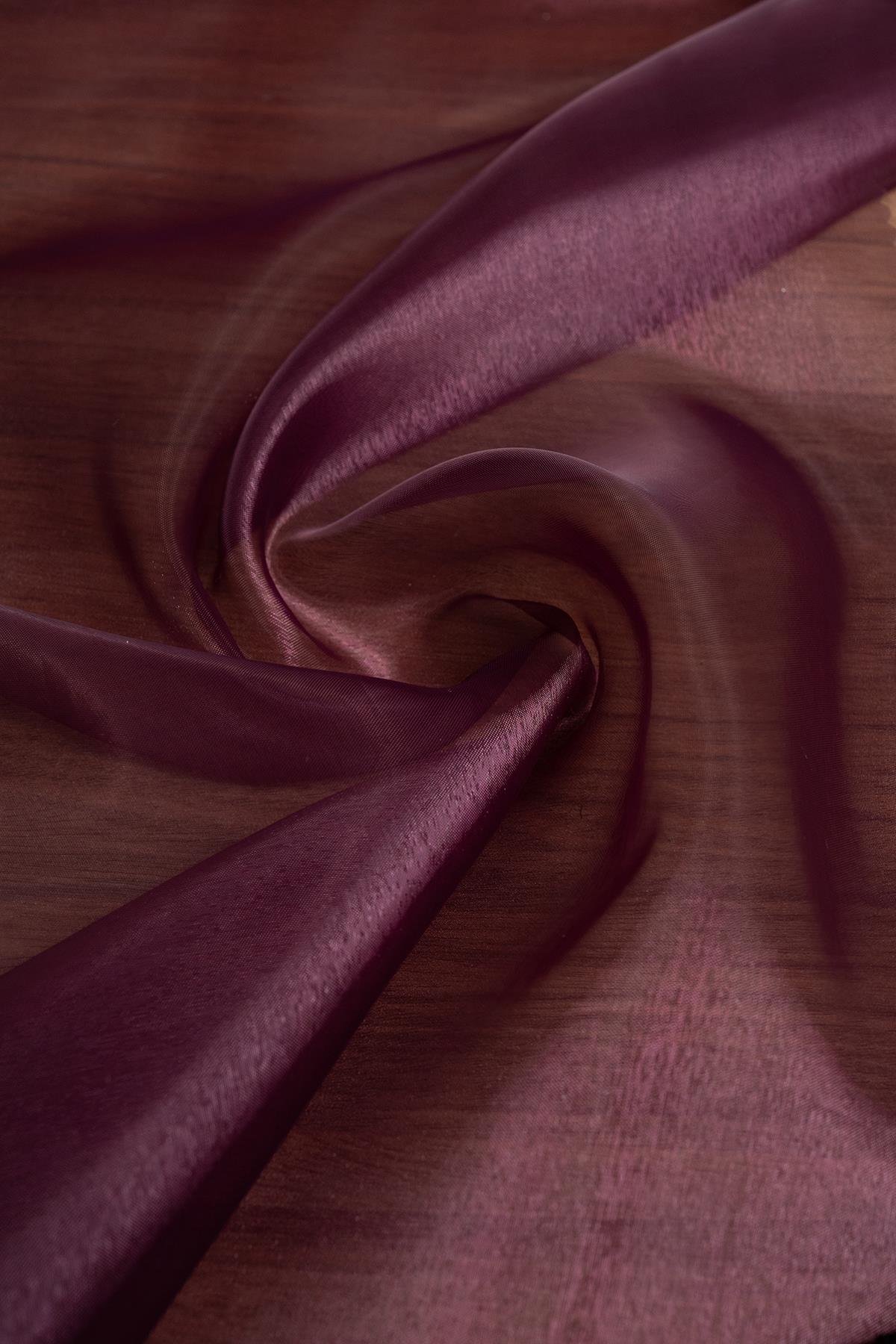 CAM ORGANZE C#14 MÜRDÜM - Kumaş Deposu