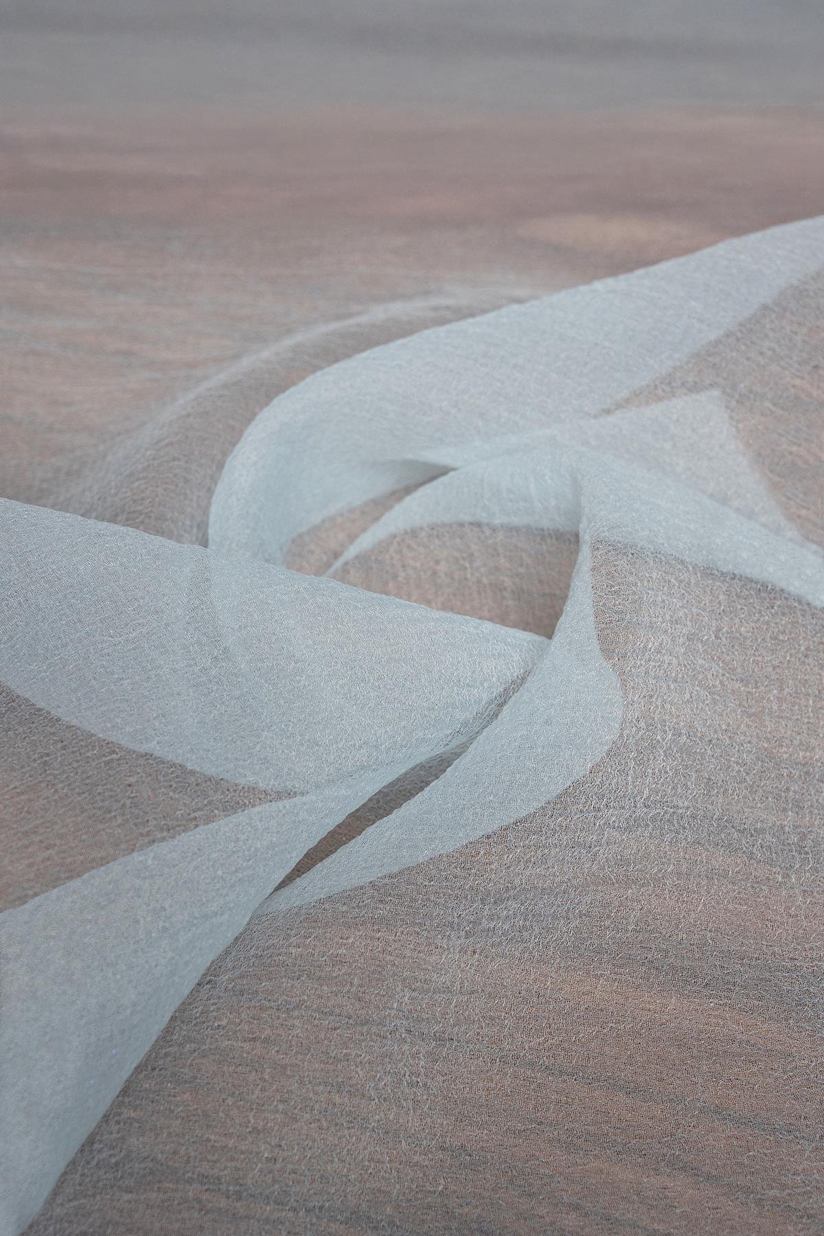 Dalya Organze Açık Mavi Rengi Kumaş - Kumaş Deposu