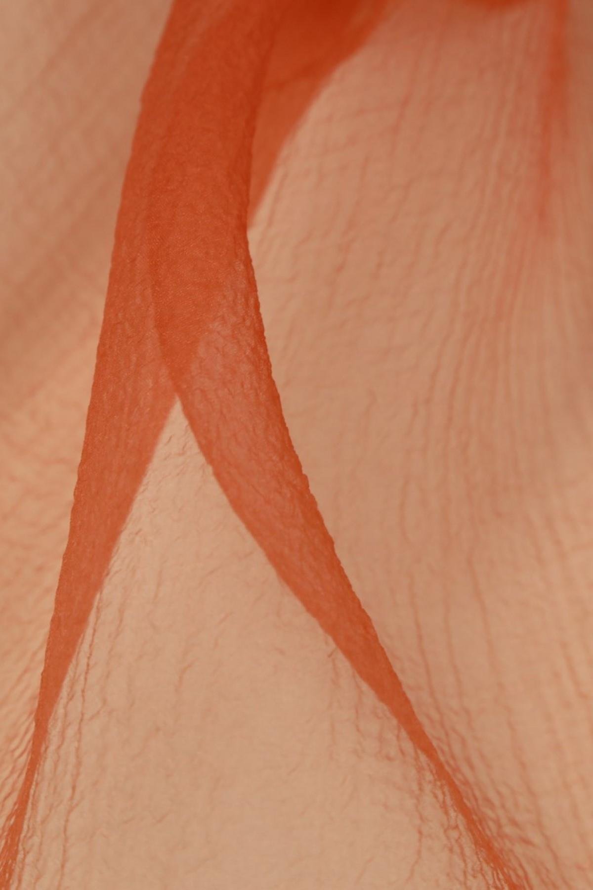 DALYA ORGANZE C#17 KİREMİT - Kumaş Deposu