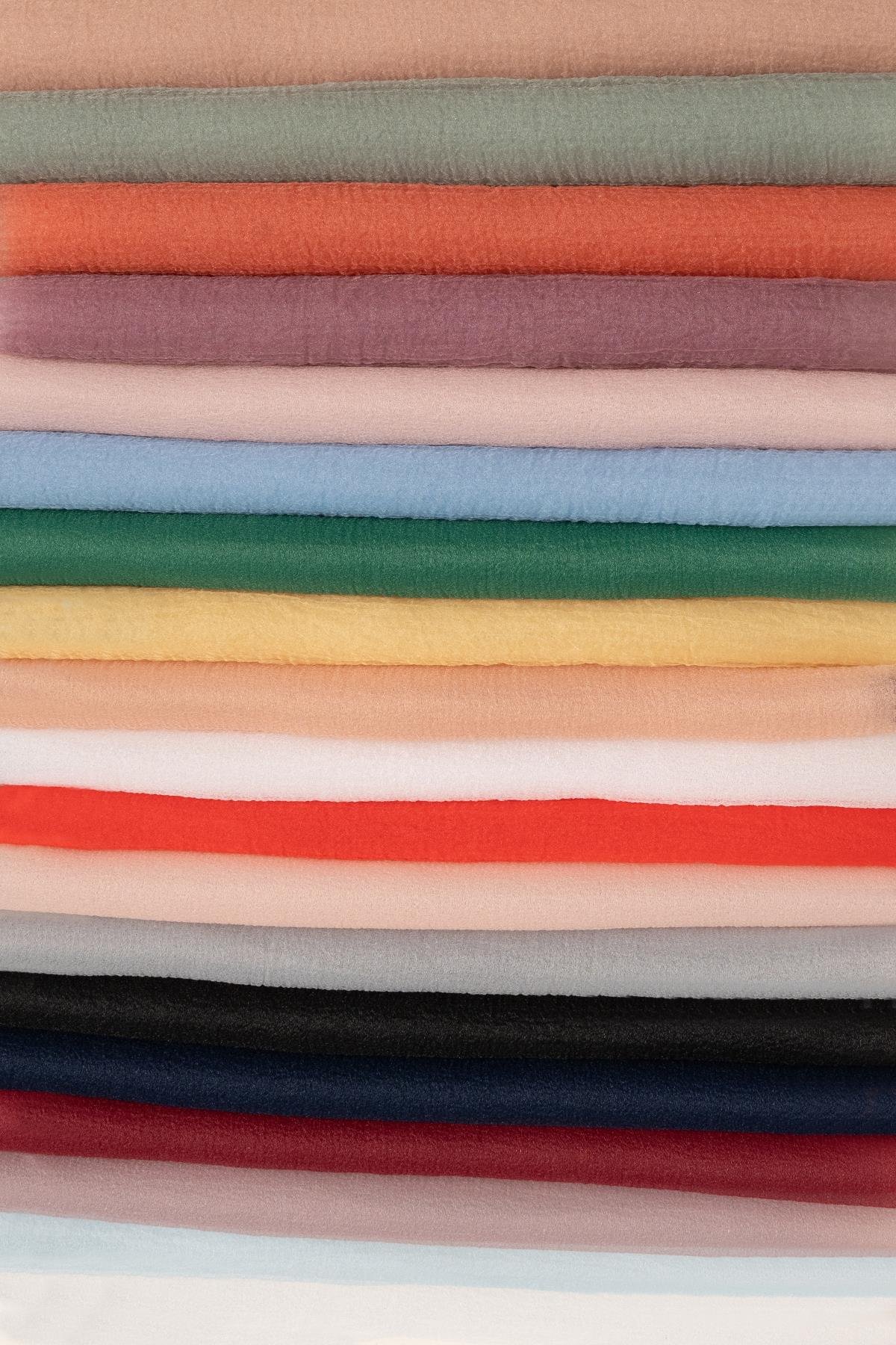 Dalya Organze Ekru Rengi Kumaş - Kumaş Deposu