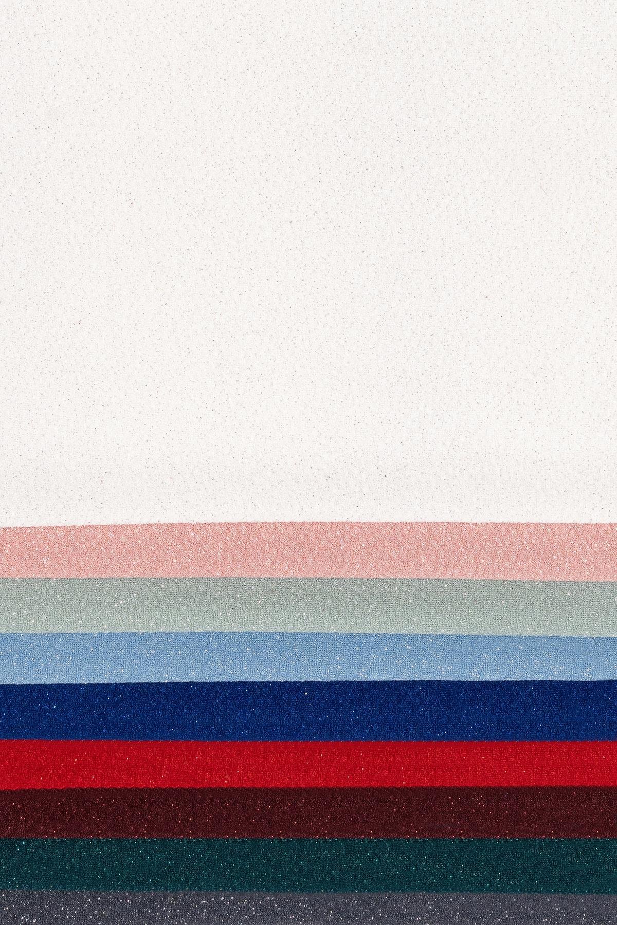 Fukuro Siyah Zeminli ve Siyah Simli Örme Abiye Kumaş - Kumaş Deposu