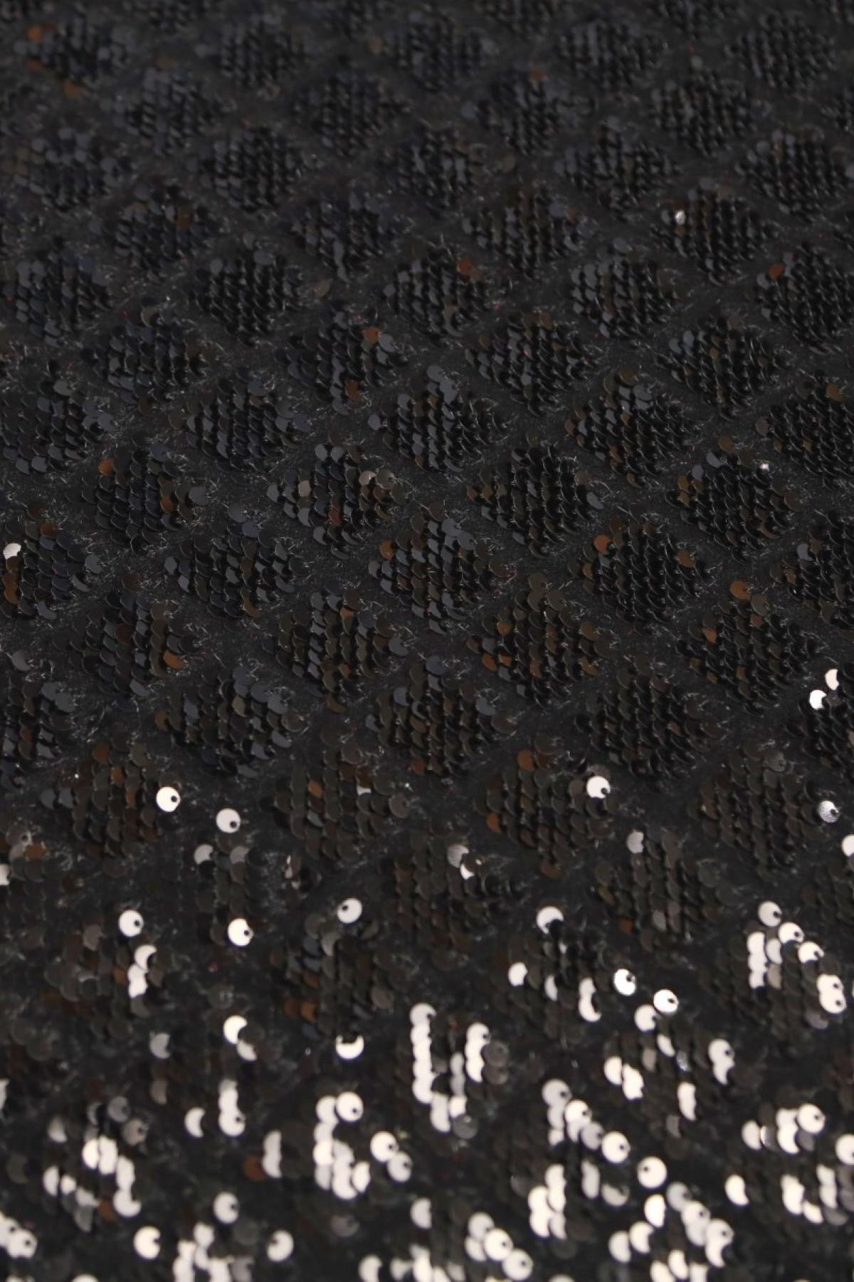 KADİFE BAKLAVA DESEN C#1 SİYAH/SİYAH - Kumaş Deposu