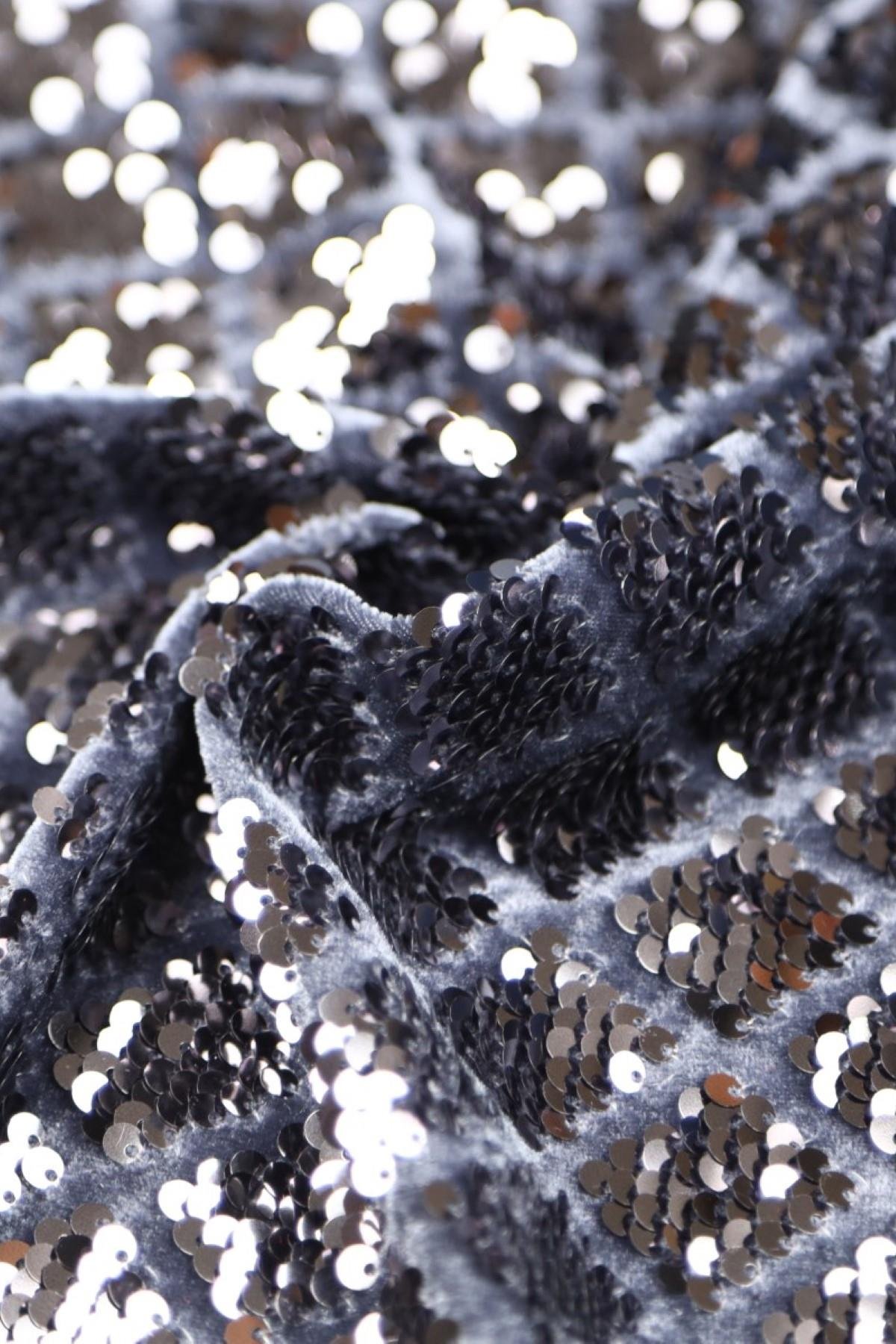 KADİFE BAKLAVA DESEN C#7 GRİ - Kumaş Deposu