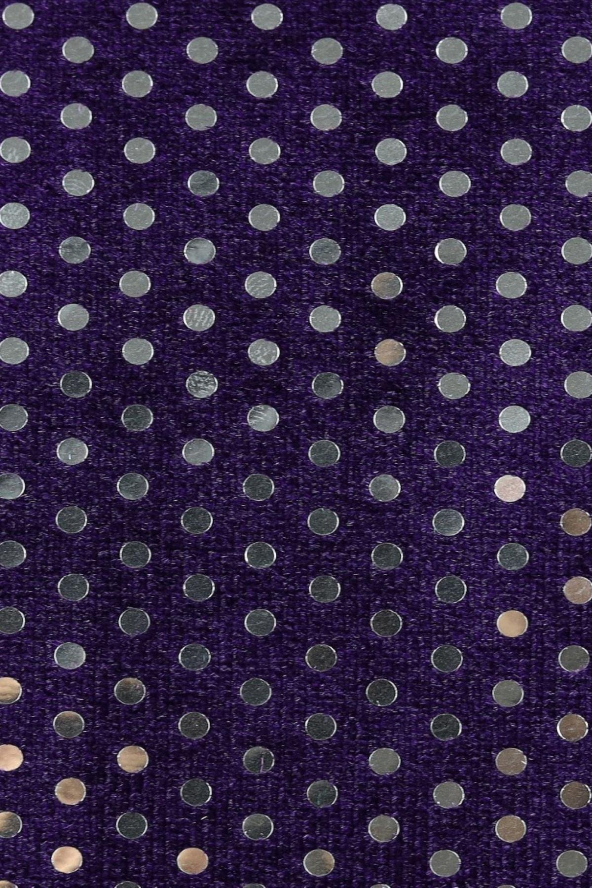 LARINA KADİFE  C#14 MOR - Kumaş Deposu