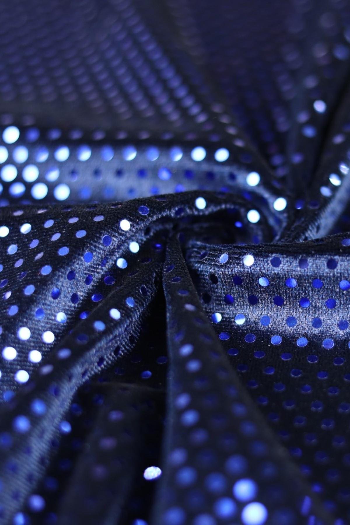 LARİNA KADİFE TONE TO TONE C#3 LACİVERT - Kumaş Deposu