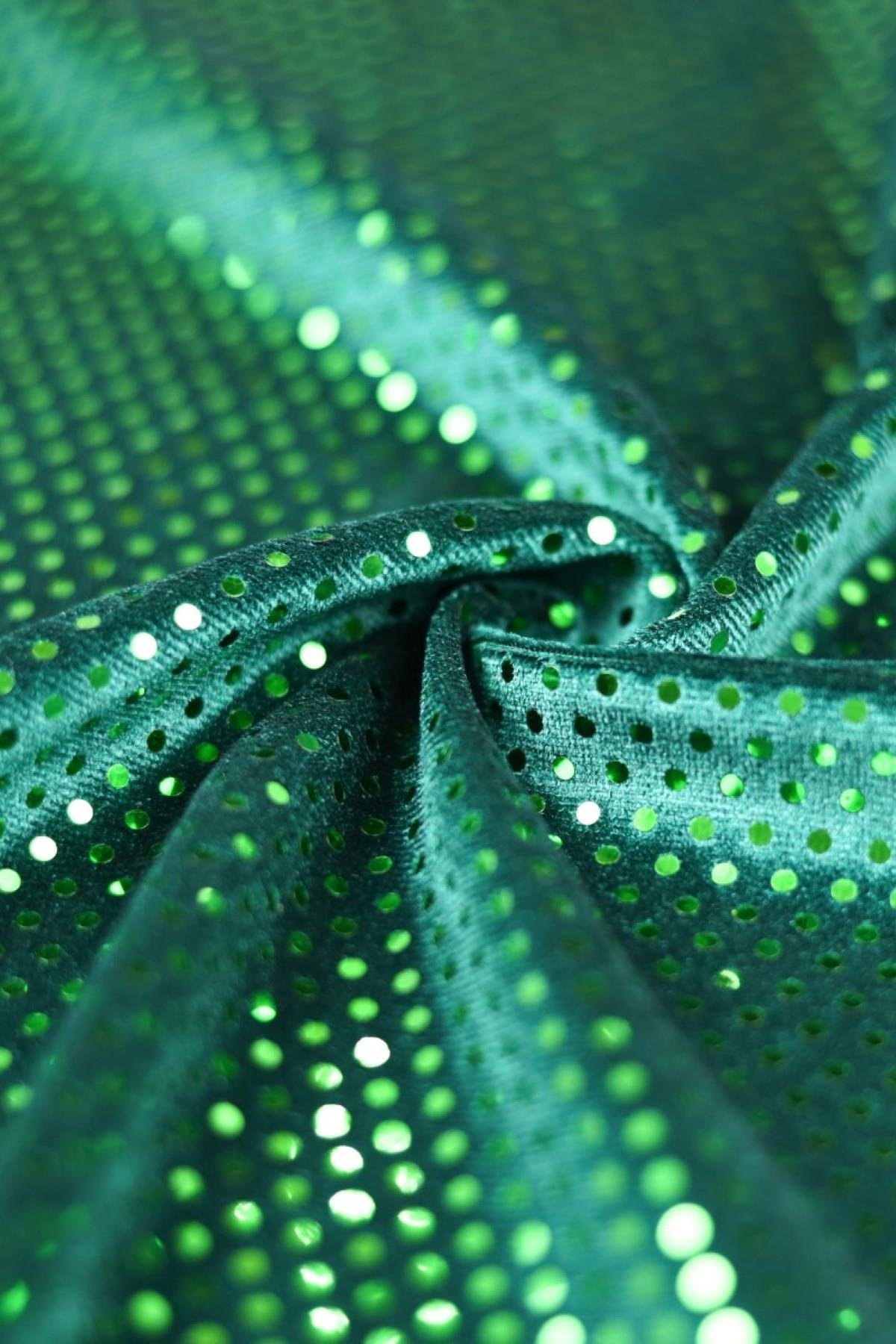 LARİNA KADİFE TONE TO TONE C#4 YEŞİL - Kumaş Deposu