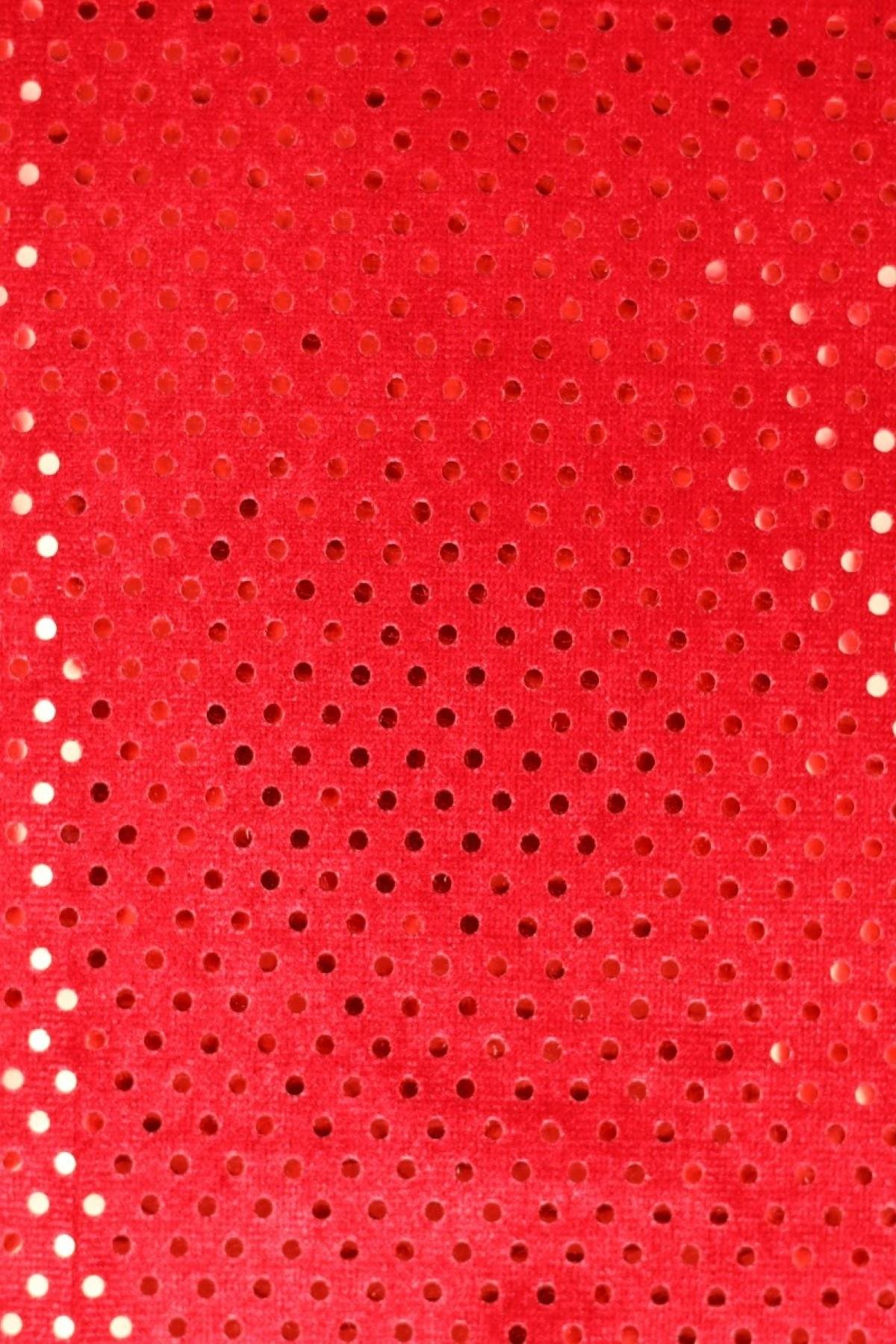 LARİNA KADİFE TONE TO TONE C#8 KIRMIZI - Kumaş Deposu